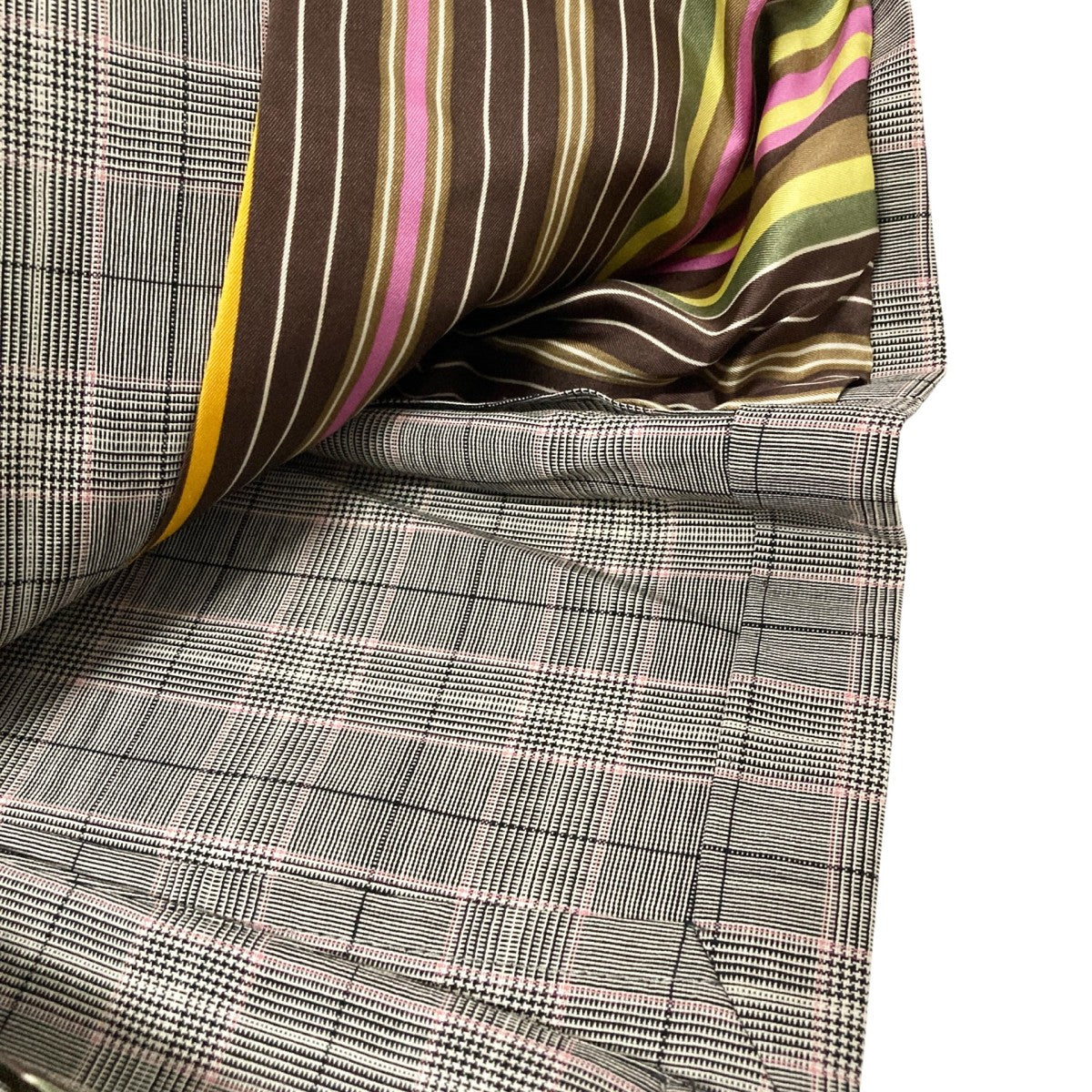 ETRO(エトロ) チェックセットアップスーツ11929 11929 グレー×ピンク