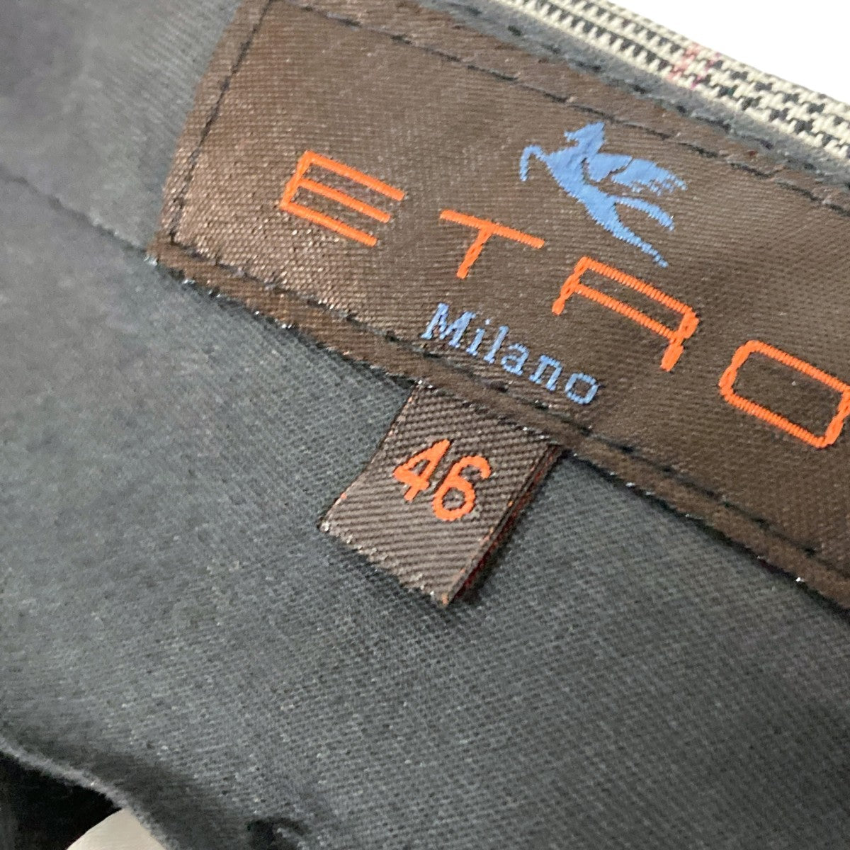 ETRO チェックセットアップスーツ11929 古着・中古-8枚目のアイテム画像