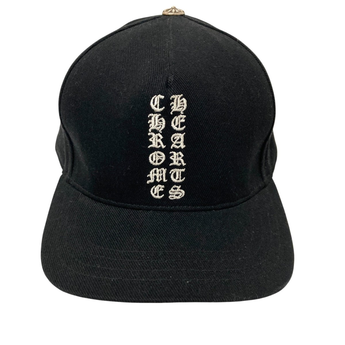 CHROME HEARTS(クロムハーツ) ロゴ刺繍キャップ ブラック｜【公式