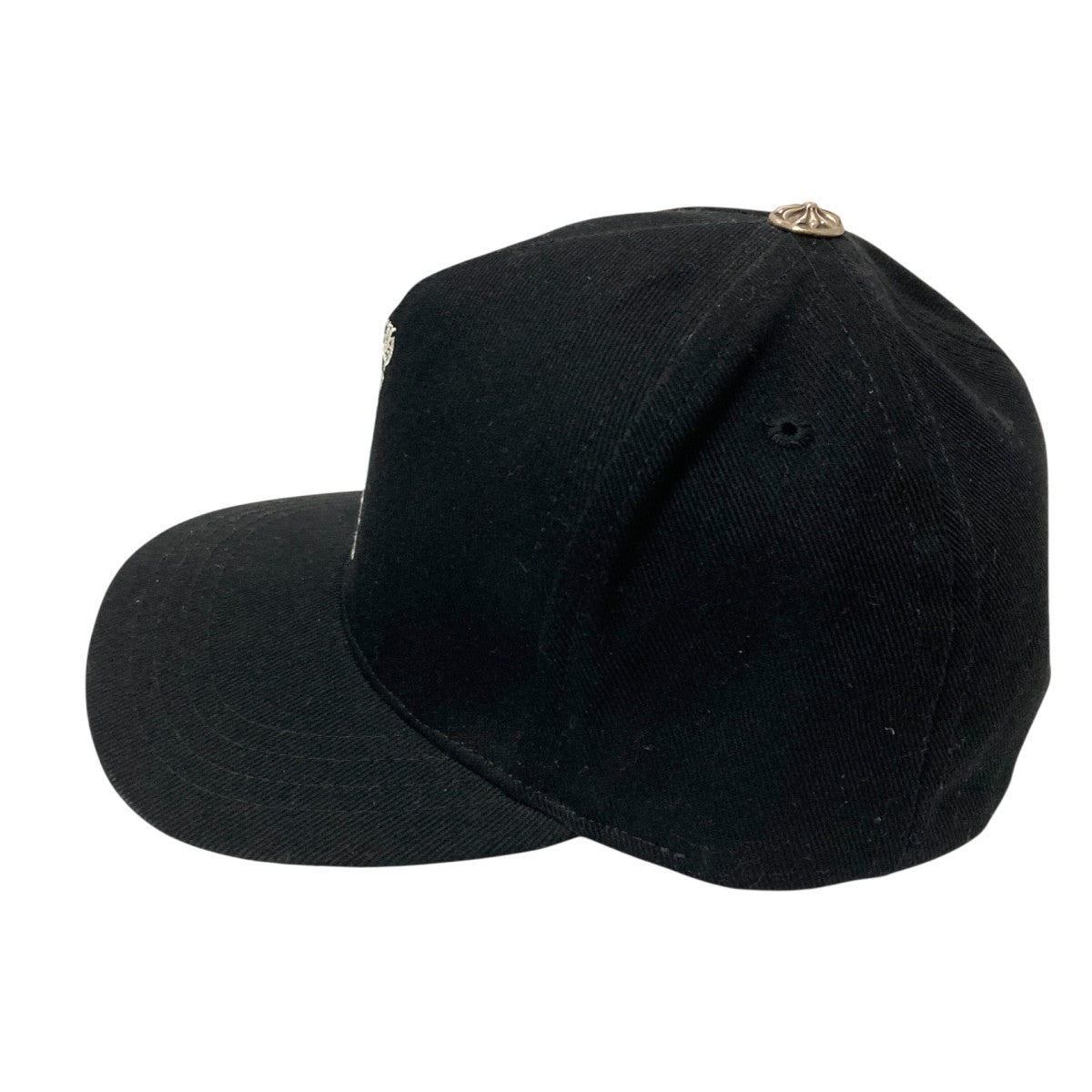 CHROME HEARTS(クロムハーツ) ロゴ刺繍キャップ ブラック