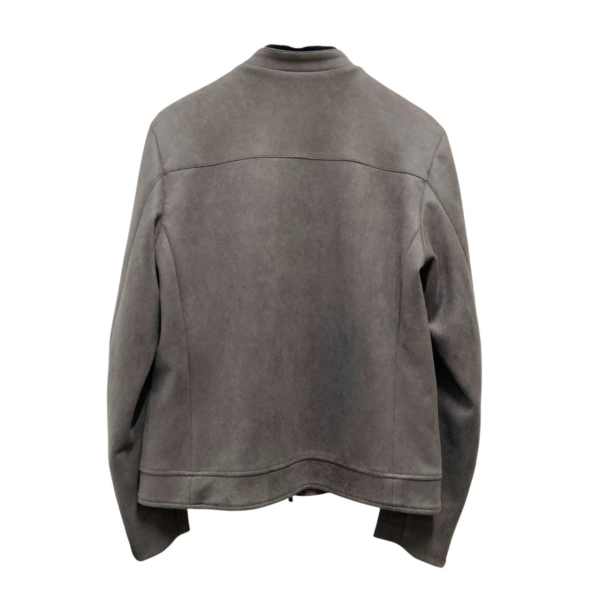 AOURE(アウール) ポンチスェードシングルライダースジャケットジップ