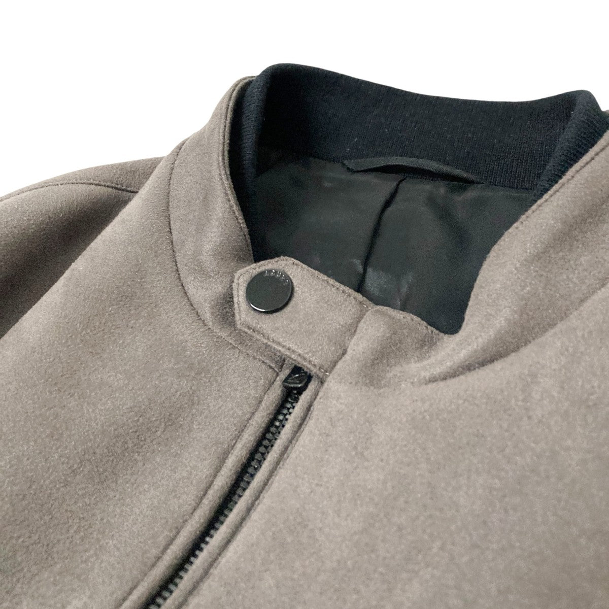 AOURE(アウール) ポンチスェードシングルライダースジャケットジップ