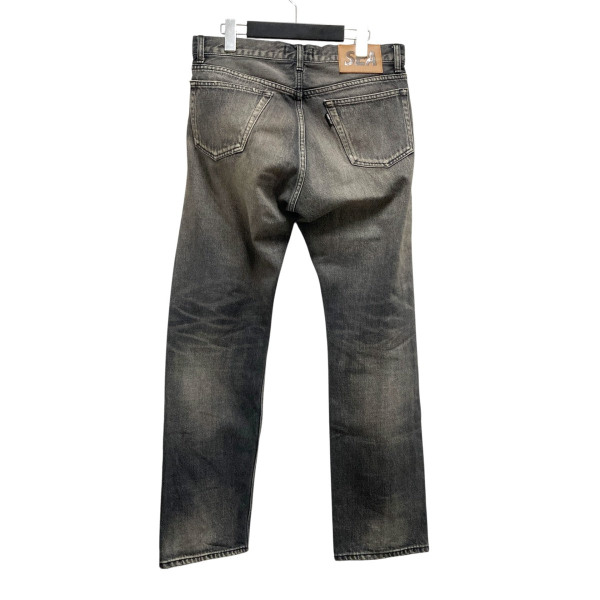 WIND AND SEA / ダメージ加工 デニムパンツ/M/コットン/GRY/WDS-FAL-24-Q1-PT-06 WIND AND SEA(ウィンダンシー) デニムパンツWDS O FAL 24 Q1 PT 06 WDS