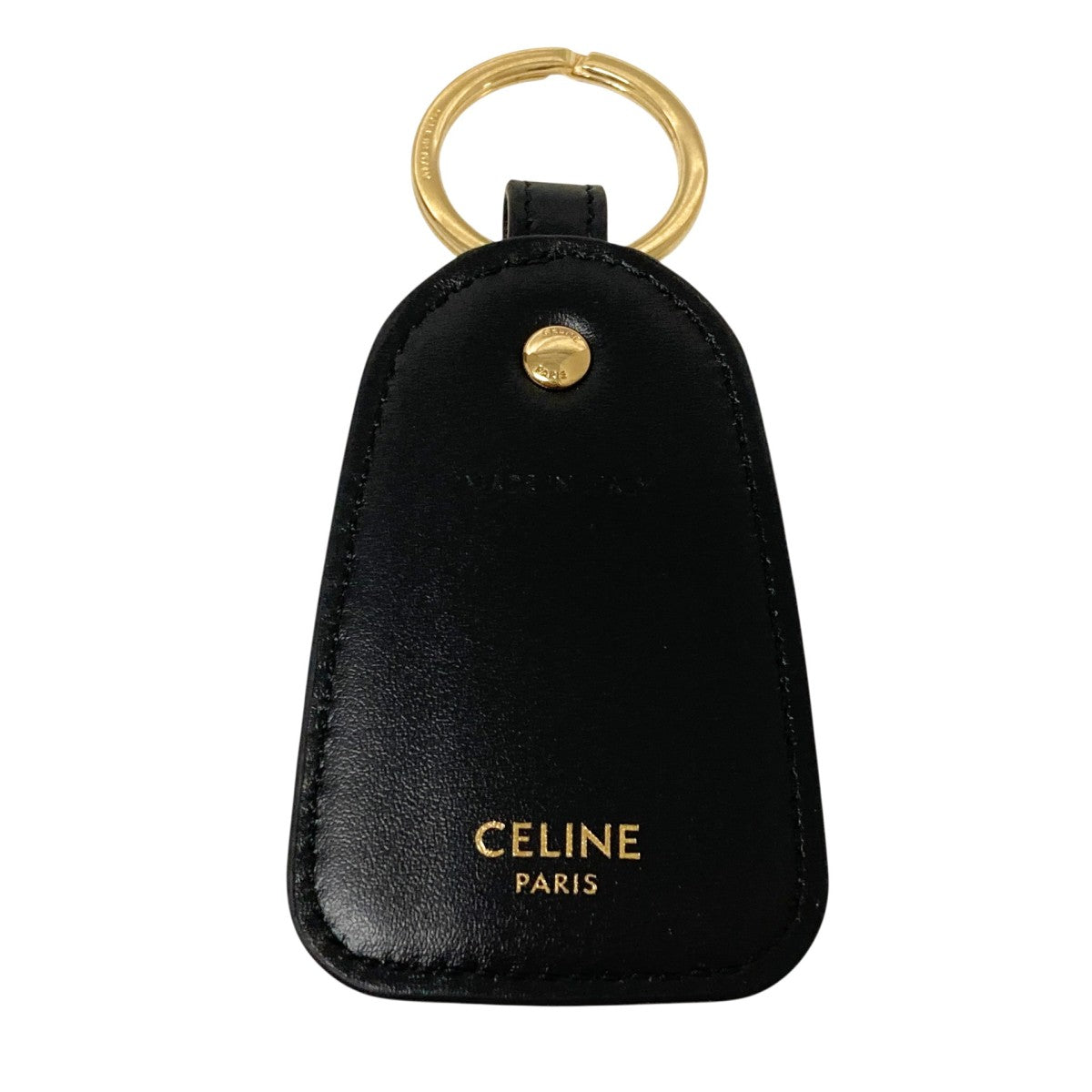 CELINE トリオンフ キーホルダー CELINE(セリーヌ) トリオンフキーリング ブラック｜【公式
