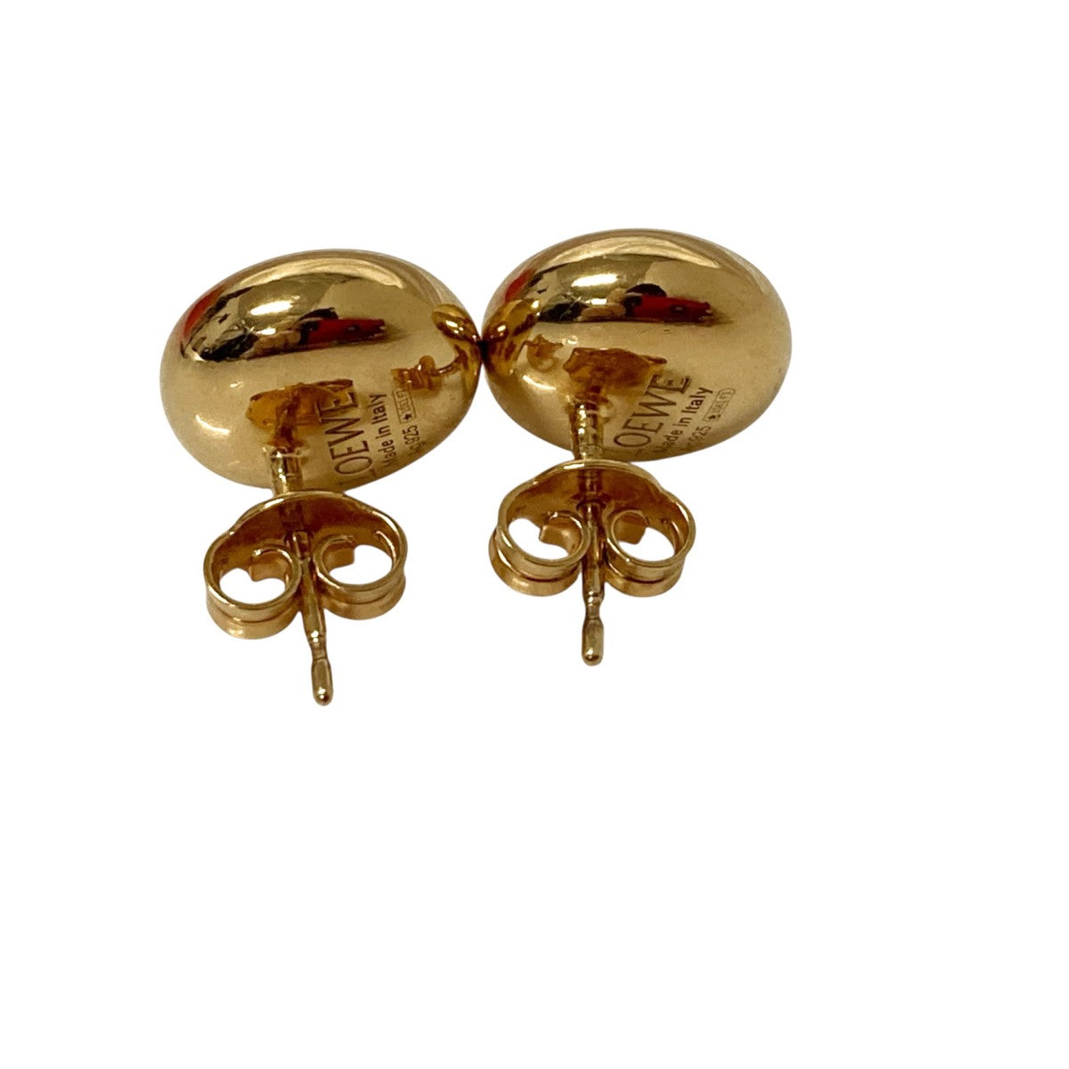 LOEWE(ロエベ) アナグラム ぺブル スタッドピアスJANB239X01