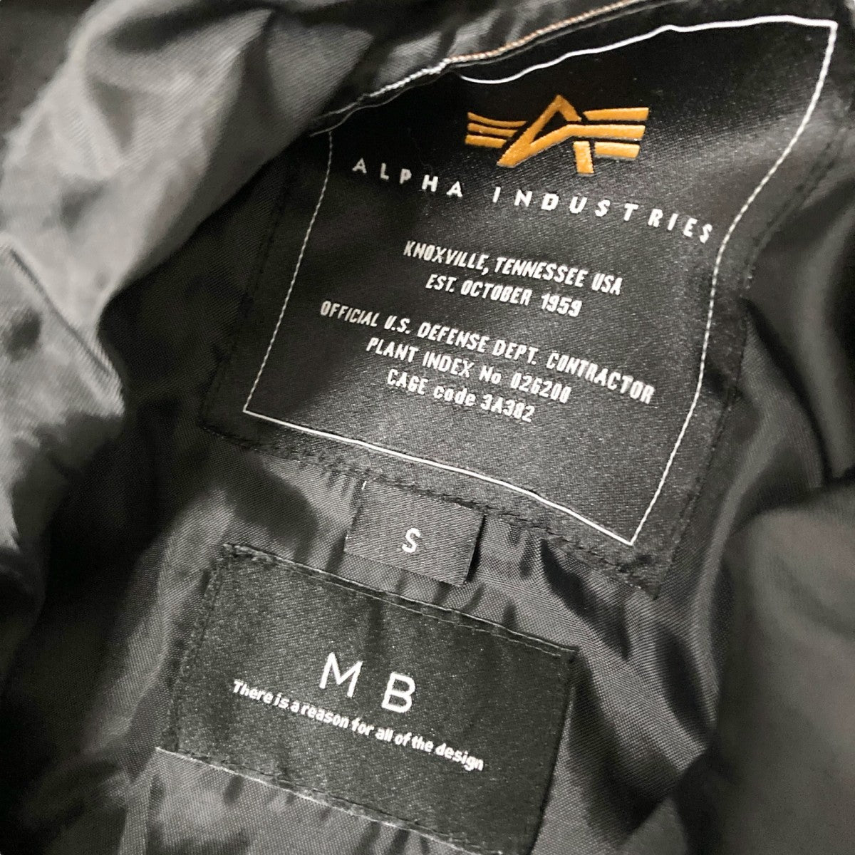 ALPHA×mb マウンテンパーカーTA1666 9101 古着・中古-4枚目のアイテム画像