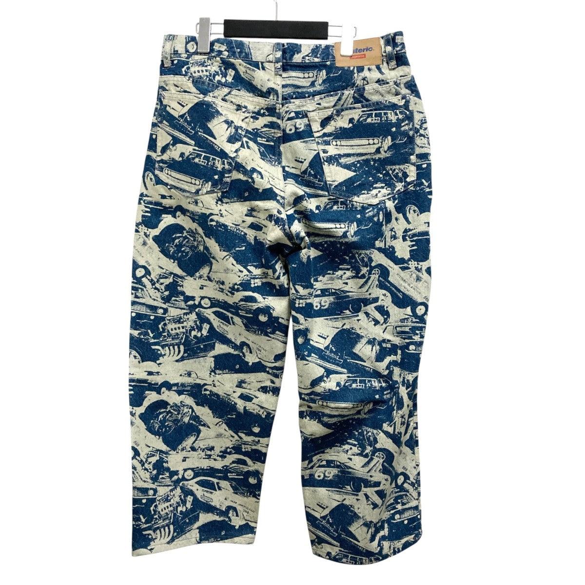 Cars Baggy Jeans総柄デニムパンツ