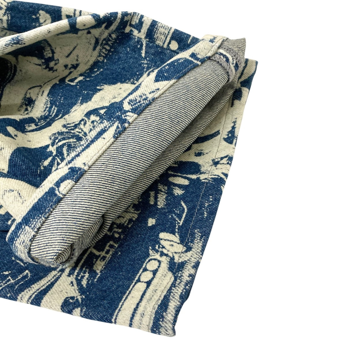 Hysteric Glamour×Supreme Cars Baggy Jeans総柄デニムパンツ