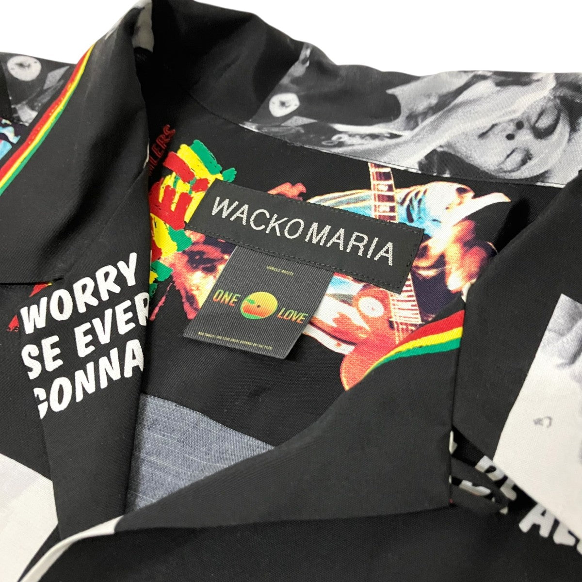 WACKO MARIA BOB MARLEY ／ HAWAIIAN SHIRT (TYPE-1)アロハシャツ 古着・中古-3枚目のアイテム画像