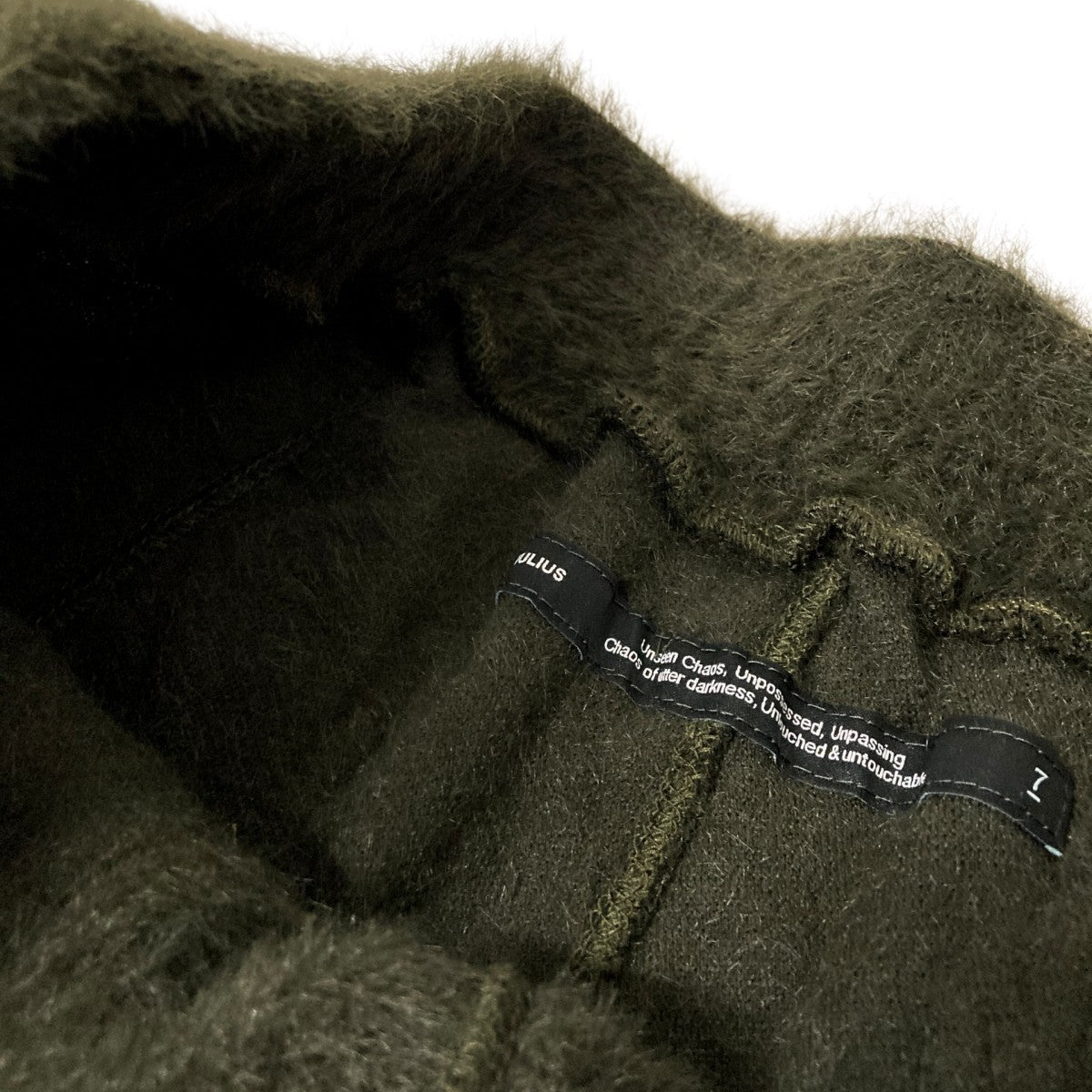 JULIUS(ユリウス) MINK MOLE INLAY KNIT SHORT PANTSショートパンツ