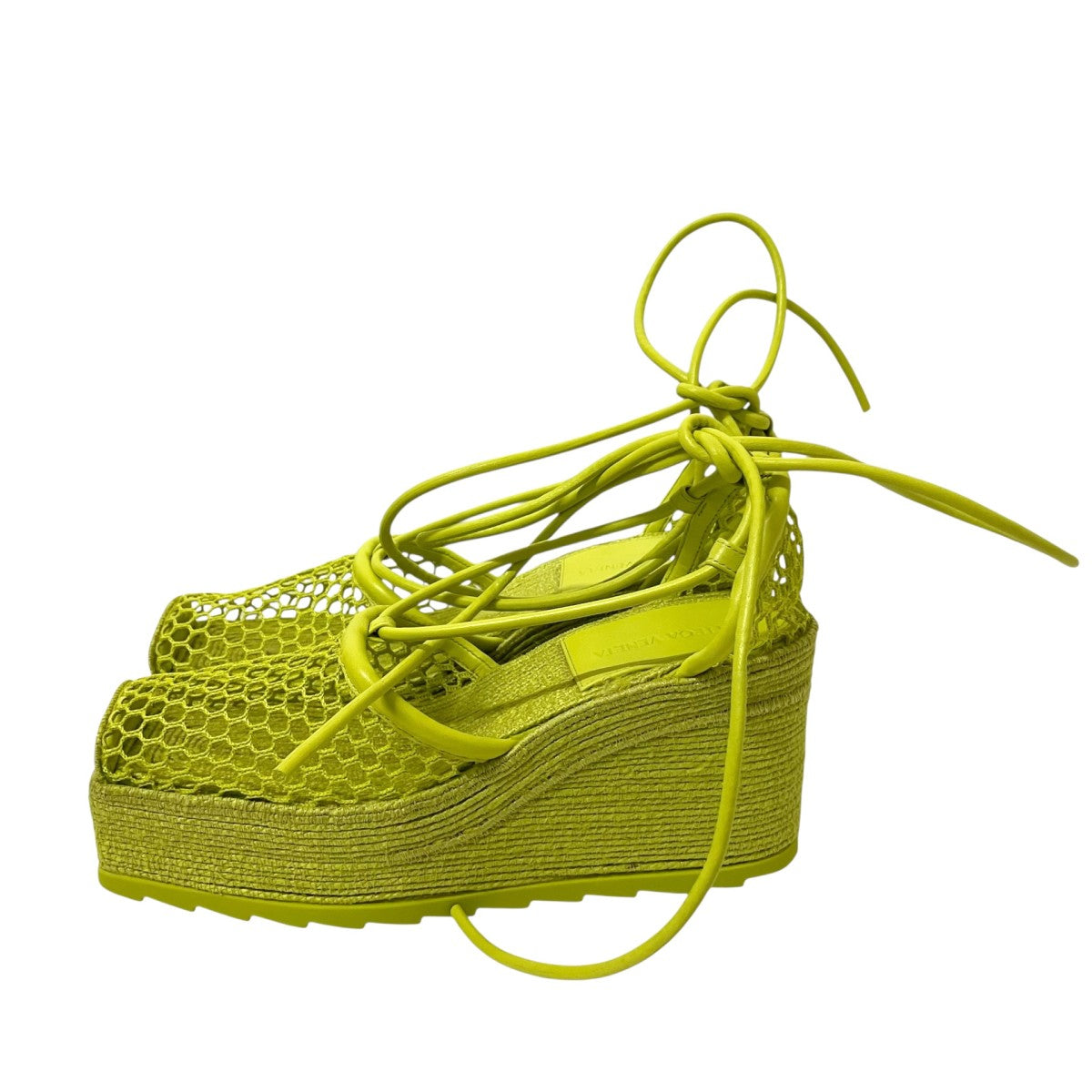 BOTTEGA VENETA ストレッチ ウェッジソールサンダル 古着・中古-3枚目のアイテム画像