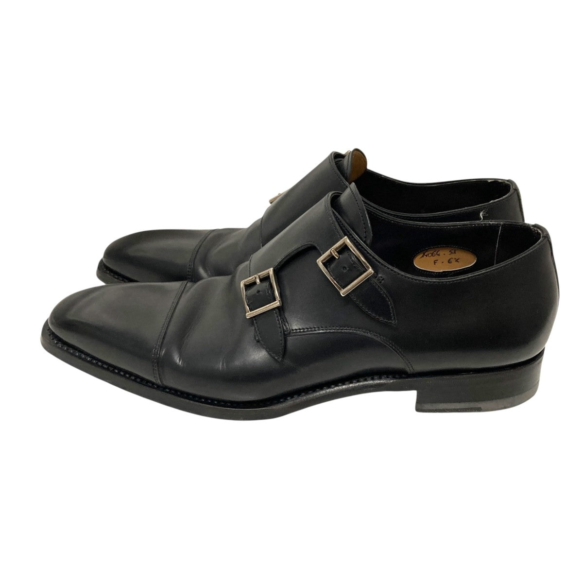 Santoni(サントーニ) ダブルモンクストラップシューズ ブラック