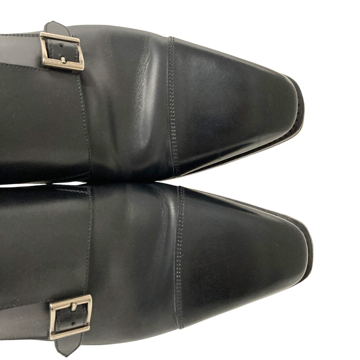 Santoni(サントーニ) ダブルモンクストラップシューズ ブラック