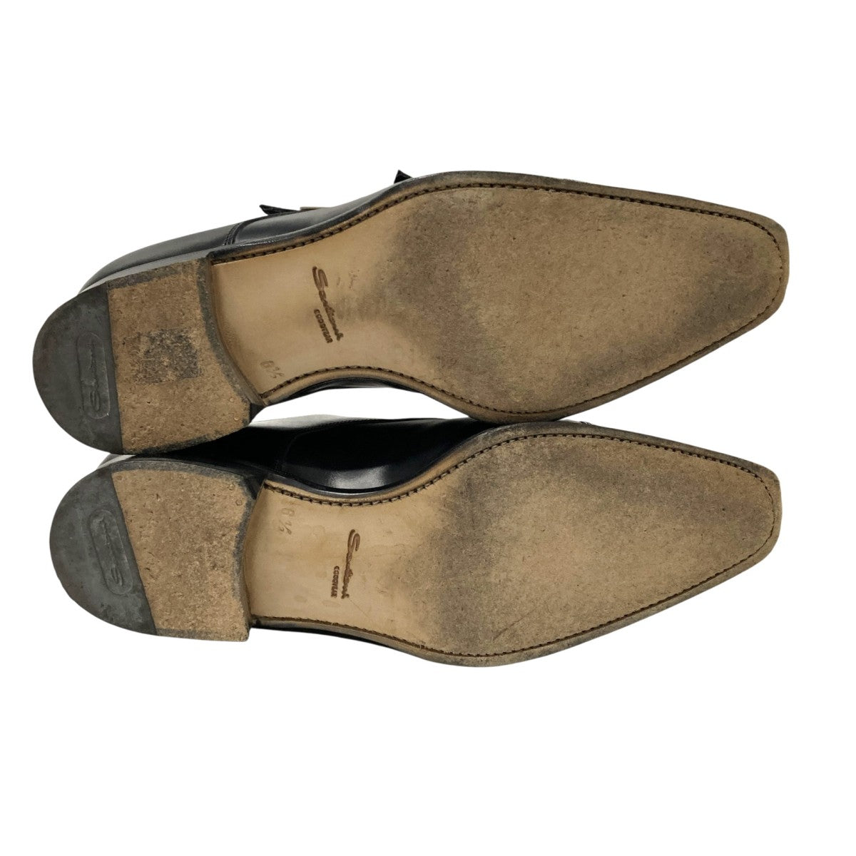 Santoni(サントーニ) ダブルモンクストラップシューズ ブラック