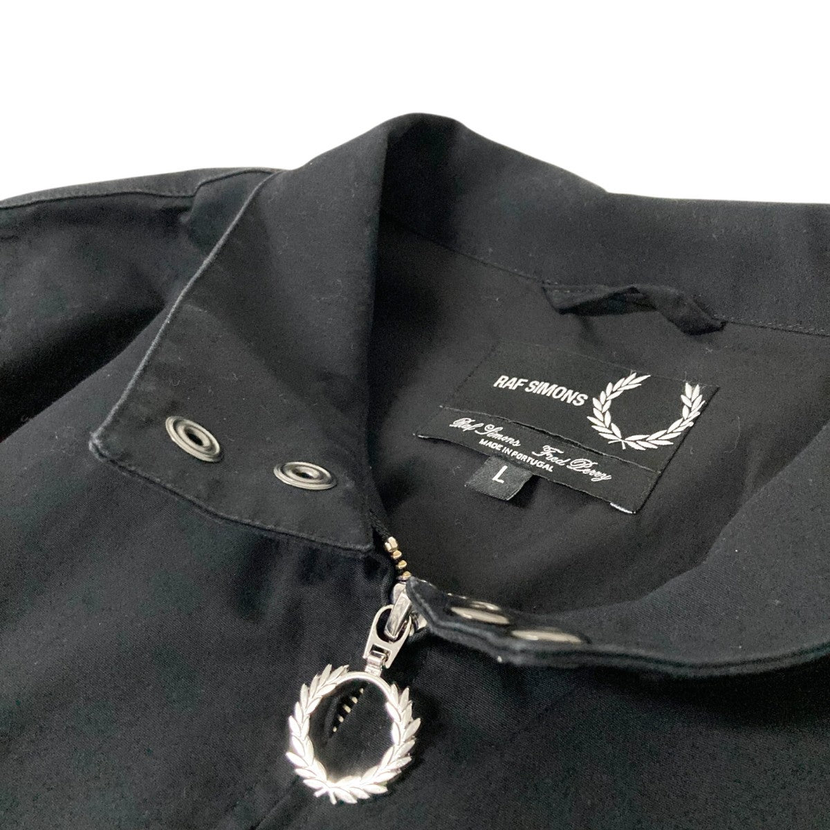 RAF SIMONS×FRED PERRY ジップジャケット ブラック サイズ L｜【公式