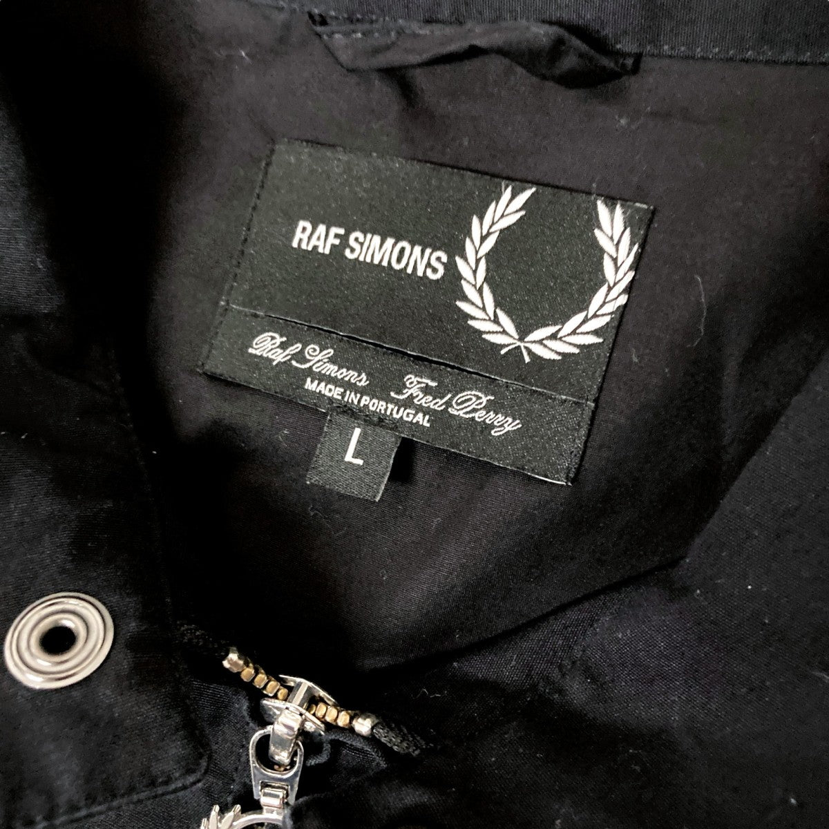 RAF SIMONS×FRED PERRY ジップジャケット 古着・中古-4枚目のアイテム画像