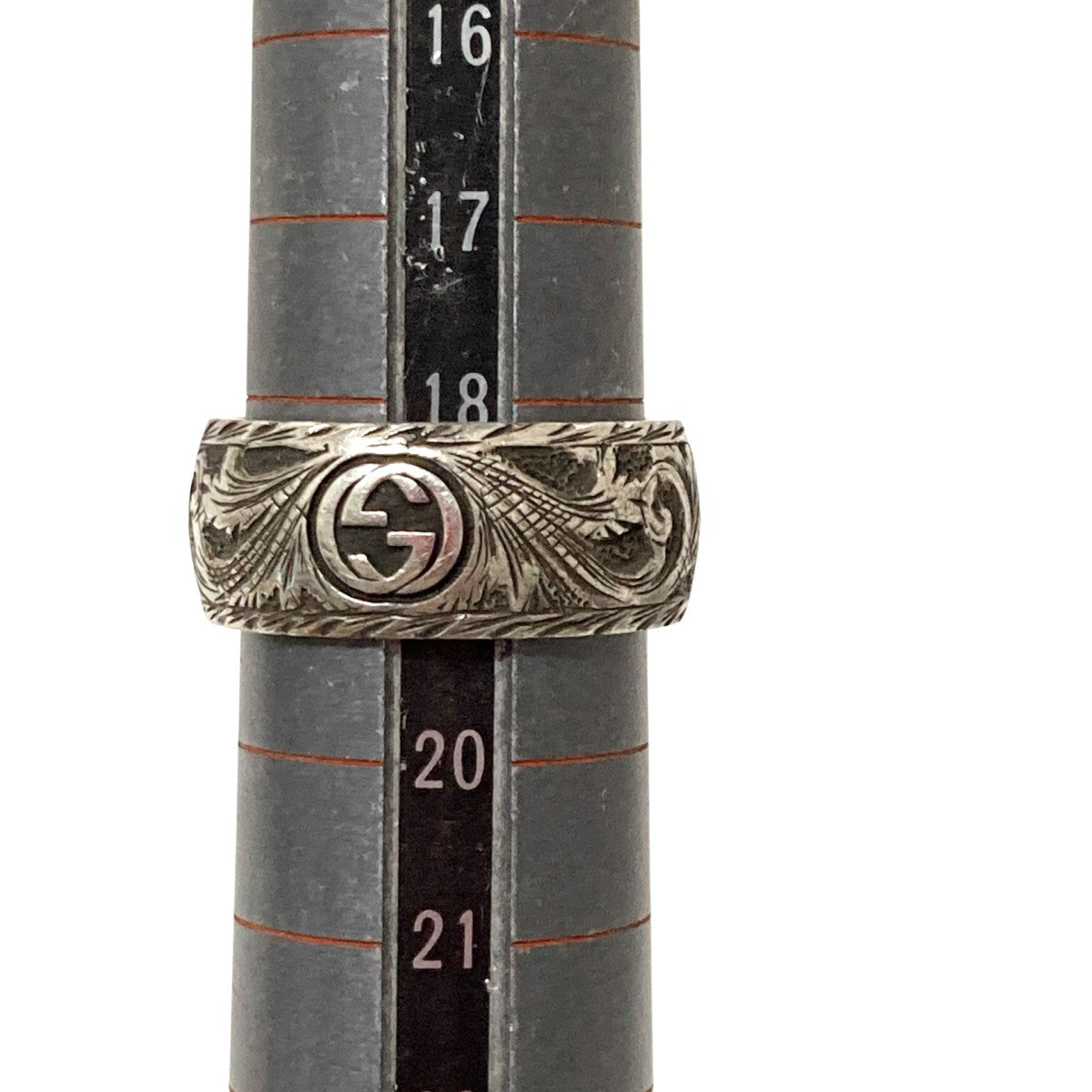 GUCCI(グッチ) キャットヘッドビンテージ加工リング シルバー