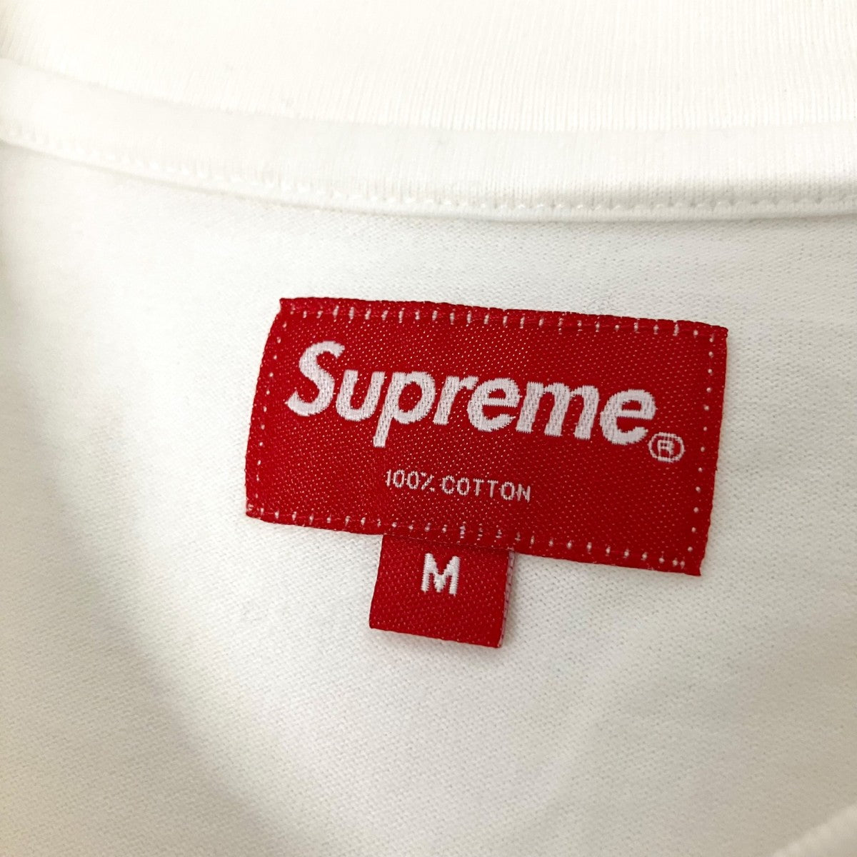 Supreme(シュプリーム) Mesh Stripe Pocket Tee半袖Tシャツ ホワイト
