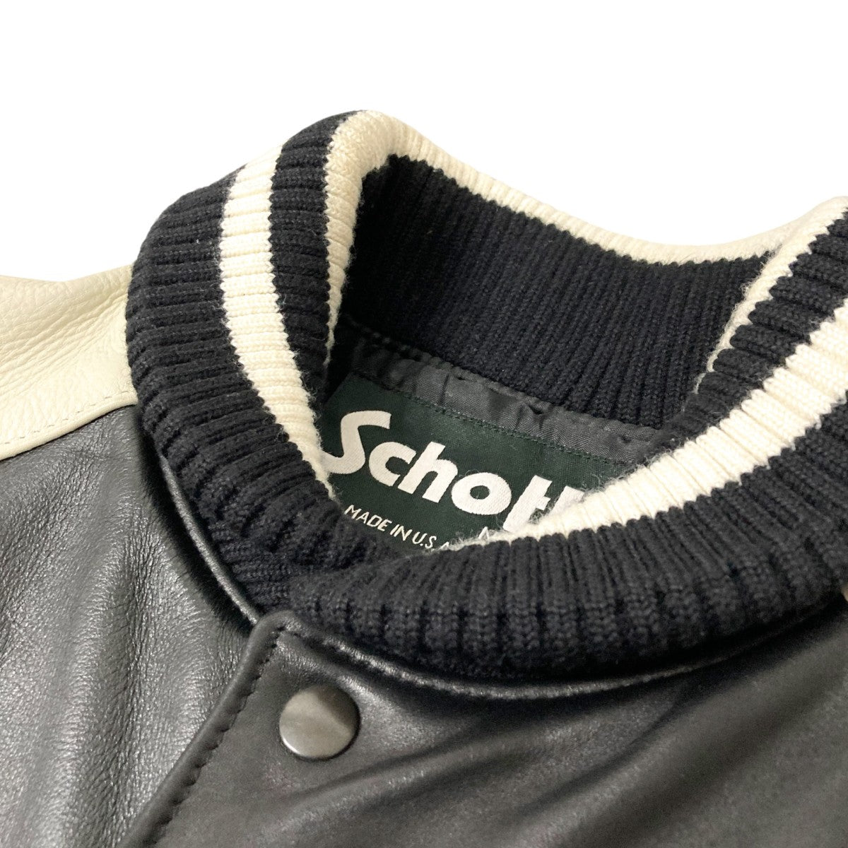 Schott×eYe COMME des GARCONS JUNYAWATANABE MAN レザースタジャンWA