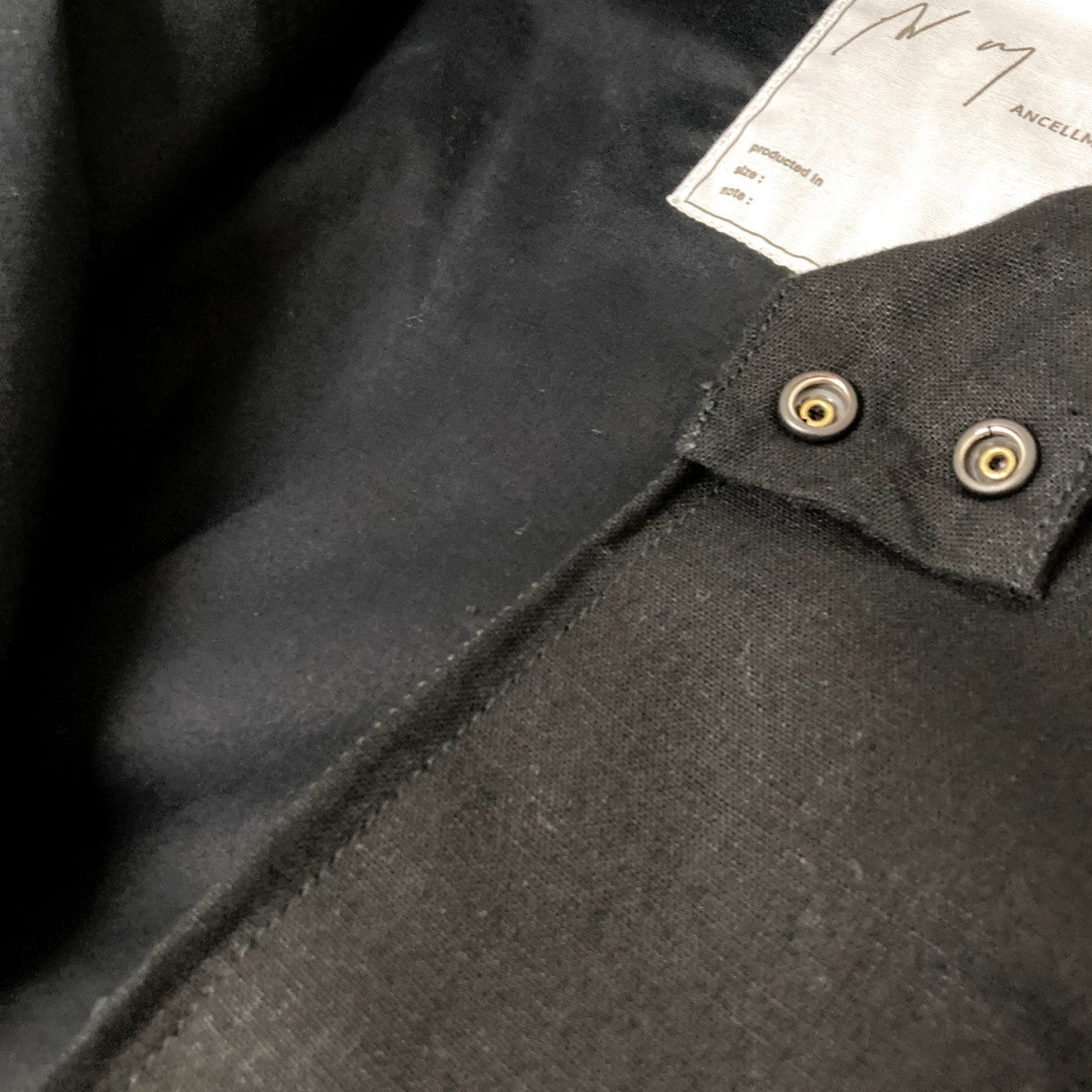 ANCELLM×GARDEN PATCHWORK BLOUSON EXリネン混ジャケットANC