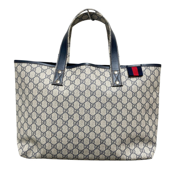 GUCCI(グッチ) GGスプリームトートバッグ211134 211134 グレー
