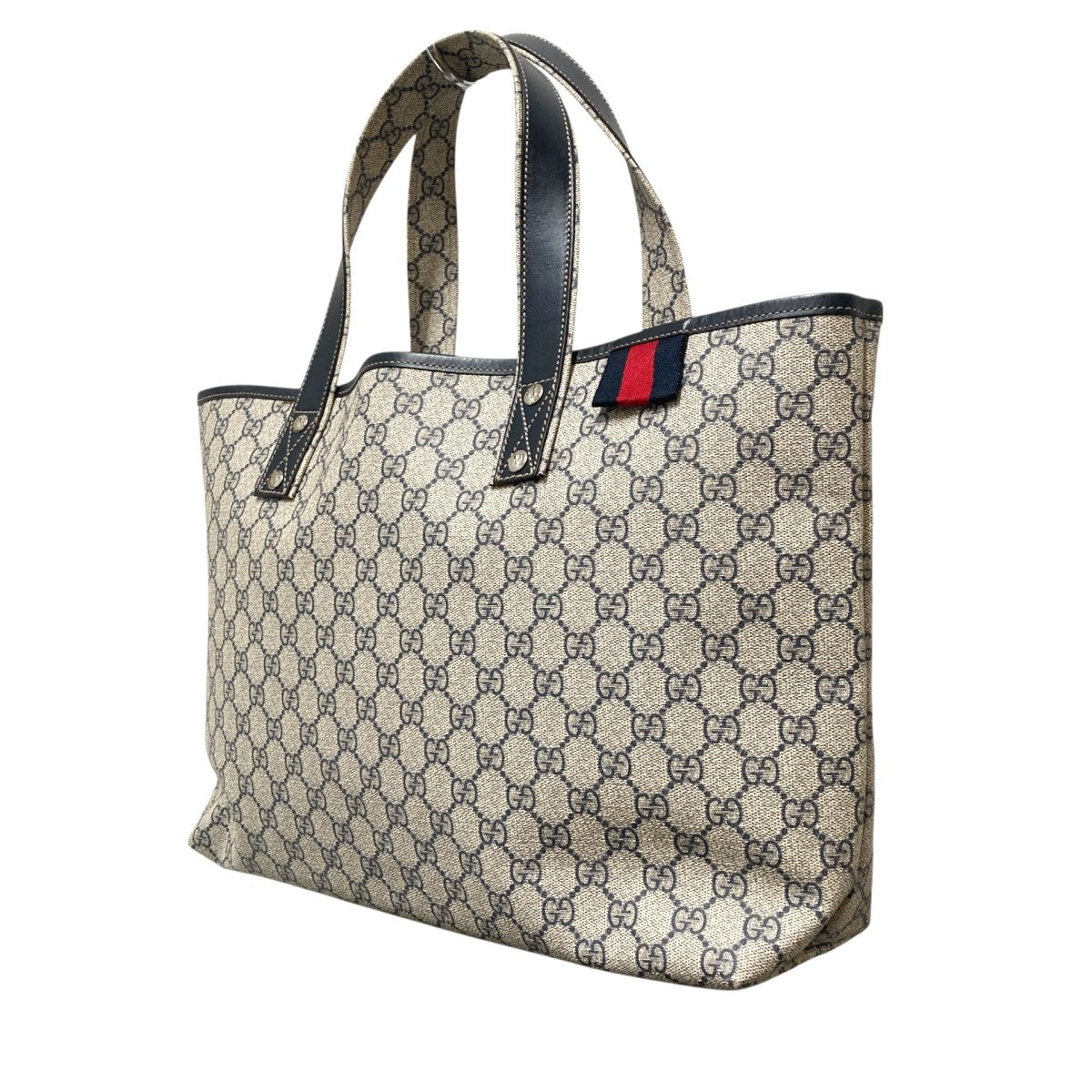 GUCCI(グッチ) GGスプリームトートバッグ211134 211134 グレー