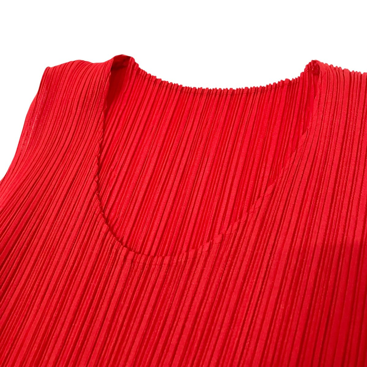 PLEATS PLEASE プリーツノースリーブワンピースPP04 JH619 古着・中古-4枚目のアイテム画像