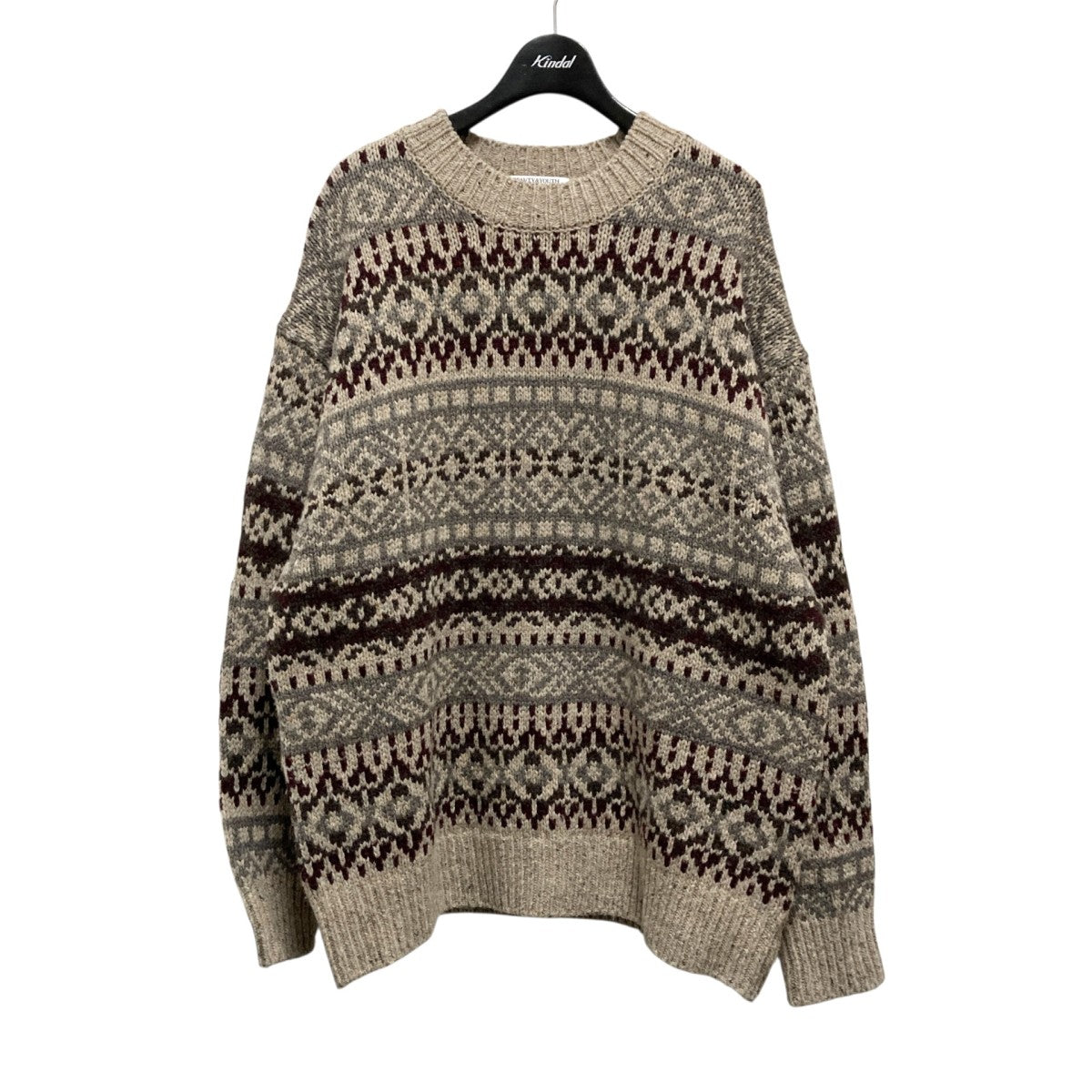 BEAUTY＆YOUTH UNITED ARROWS 総柄ニット1613 199 3664 古着・中古-1枚目のアイテム画像