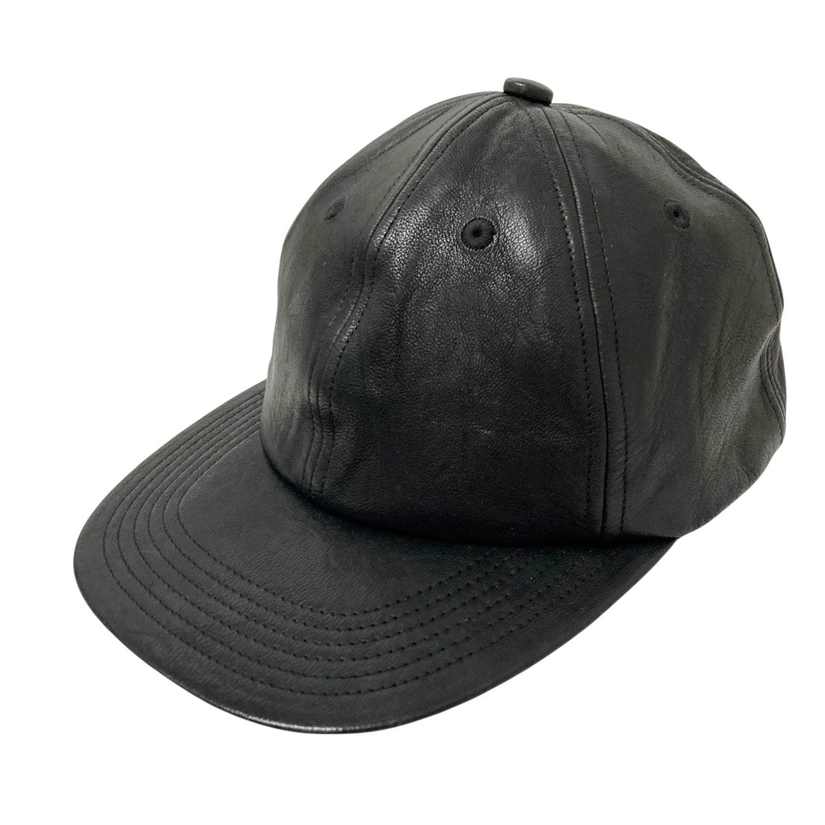 KIJIMA TAKAYUKI(キジマタカユキ) DEER LEATHER 6P CAPレザーキャップ