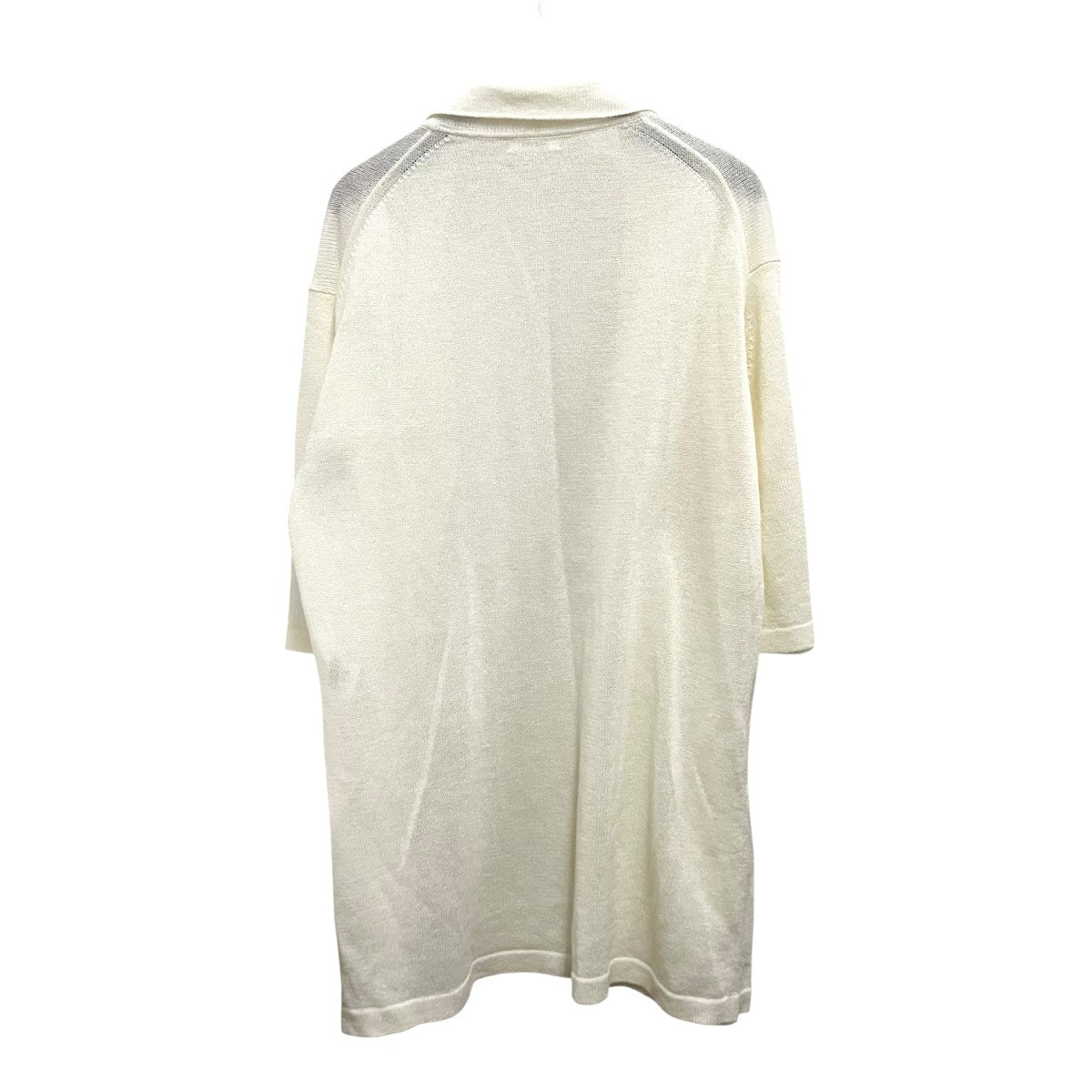 DES PRES コットンシルクペーパーツイスト ラペルカラーカーディガン22 02 51 02307 古着・中古-2枚目のアイテム画像