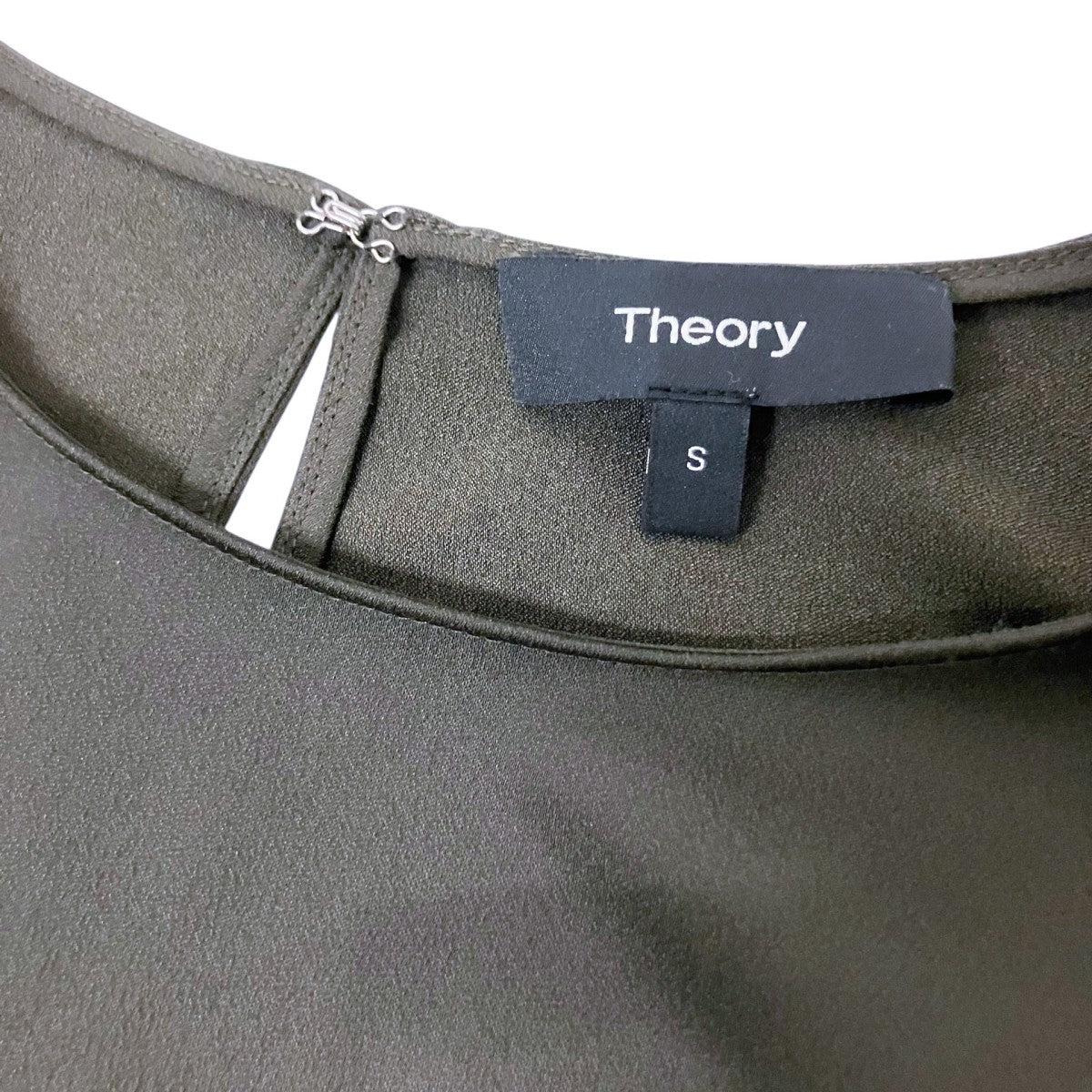 theory サテンサイドプリーツワンピース01 1105204 古着・中古-5枚目のアイテム画像