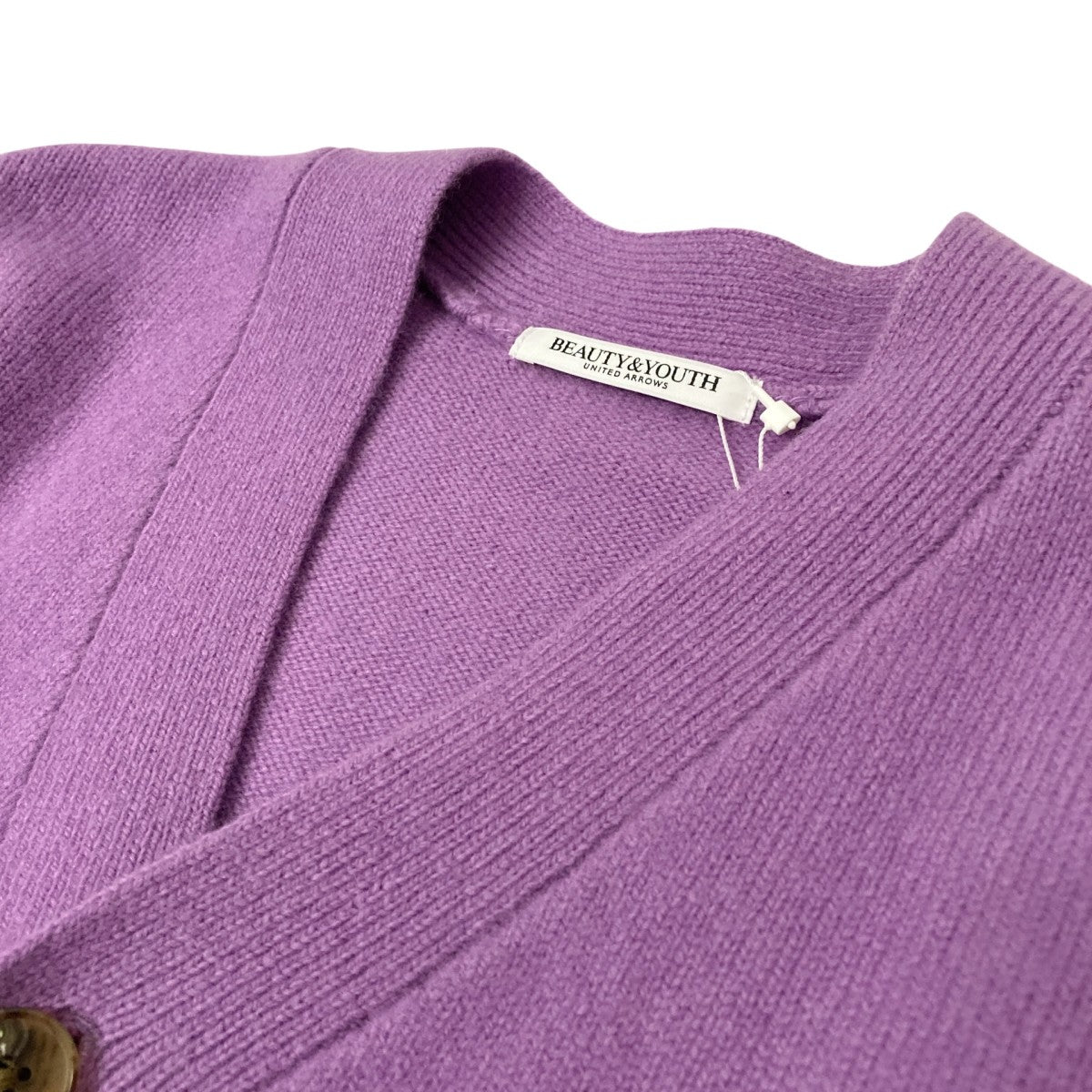 BEAUTY＆YOUTH UNITED ARROWS ウールカシミヤ アクア ニットベスト1618 105 0986 古着・中古-3枚目のアイテム画像