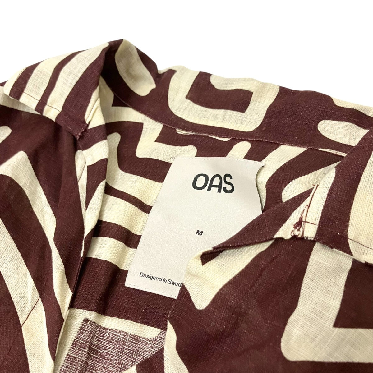 OAS×JOURNAL STANDARD Kalahara Jaffa Linen総柄ブラウス7504 05 古着・中古-3枚目のアイテム画像
