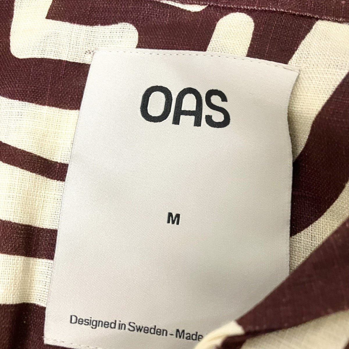 OAS×JOURNAL STANDARD Kalahara Jaffa Linen総柄ブラウス7504 05 古着・中古-4枚目のアイテム画像