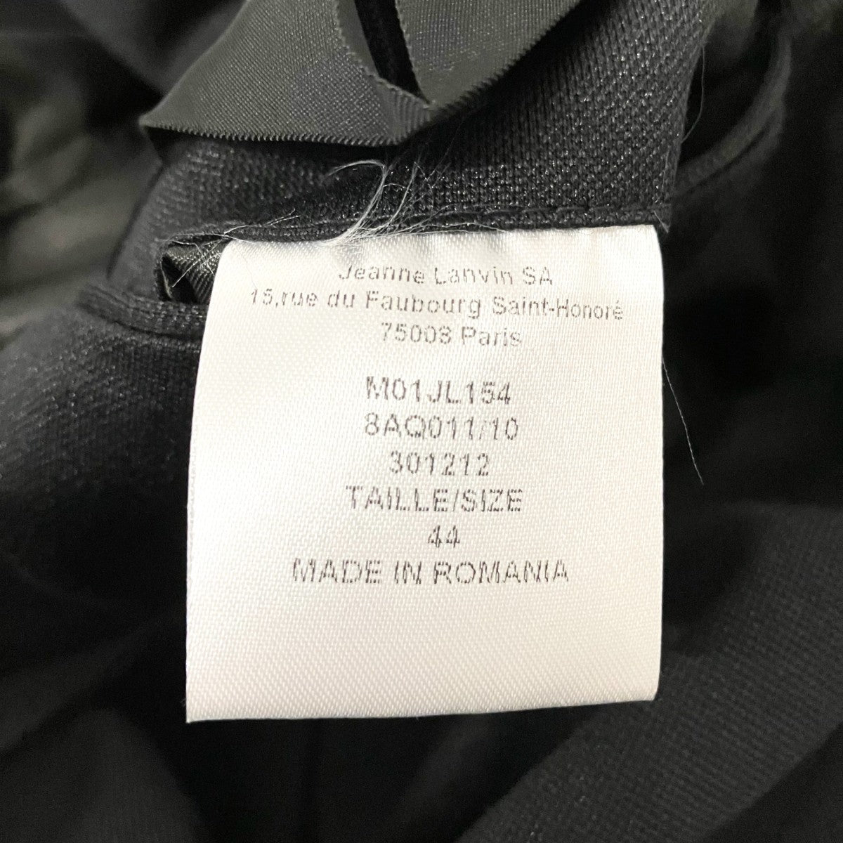 LANVIN シルク混ダブルジャケットM01JL154 古着・中古-5枚目のアイテム画像