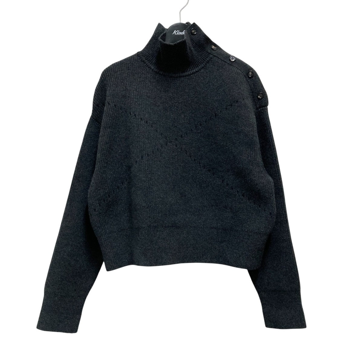 BOTTEGA VENETA カシミヤ混リブニット 古着・中古-1枚目のアイテム画像