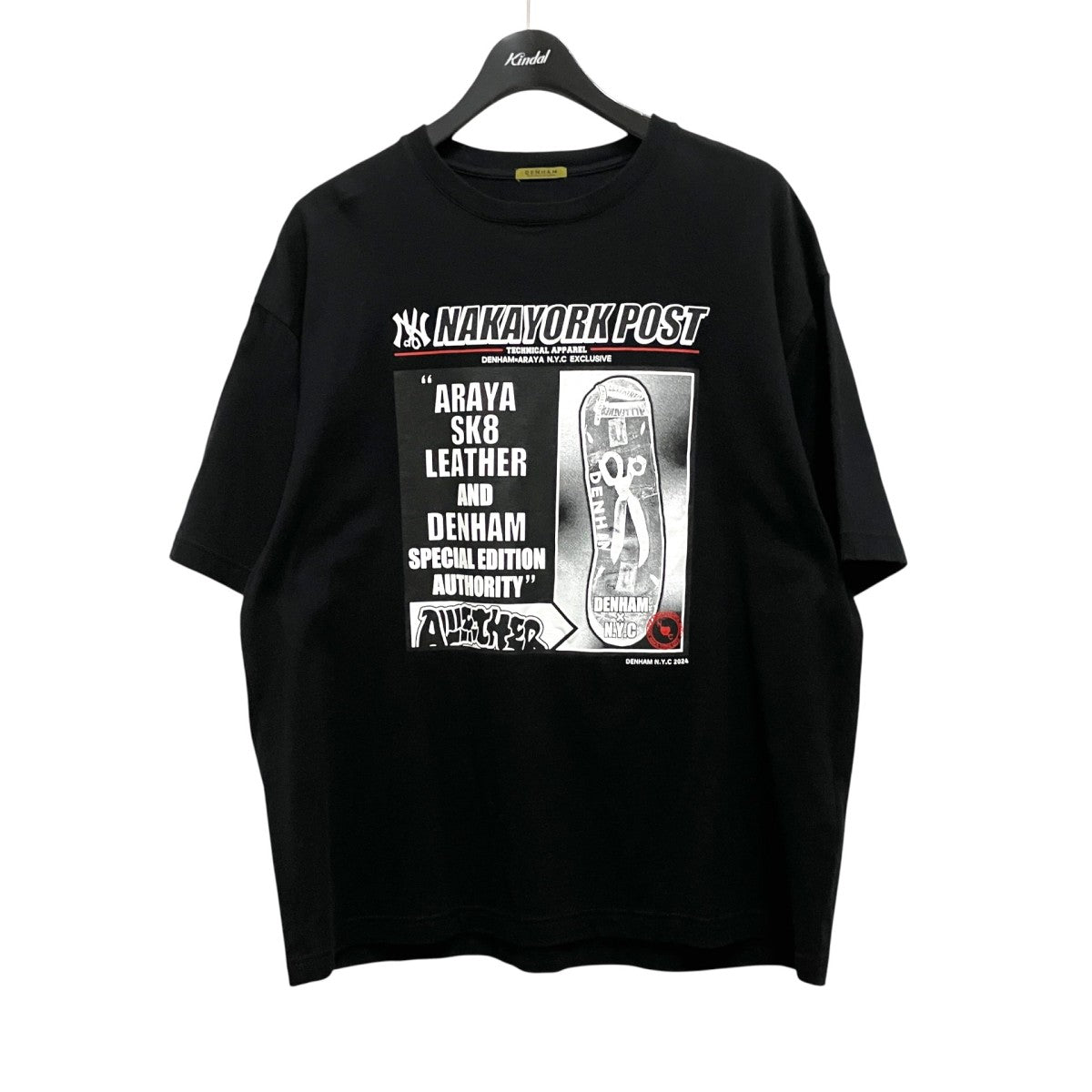 Denham×ARAYA NYC 半袖Tシャツ 古着・中古-1枚目のアイテム画像