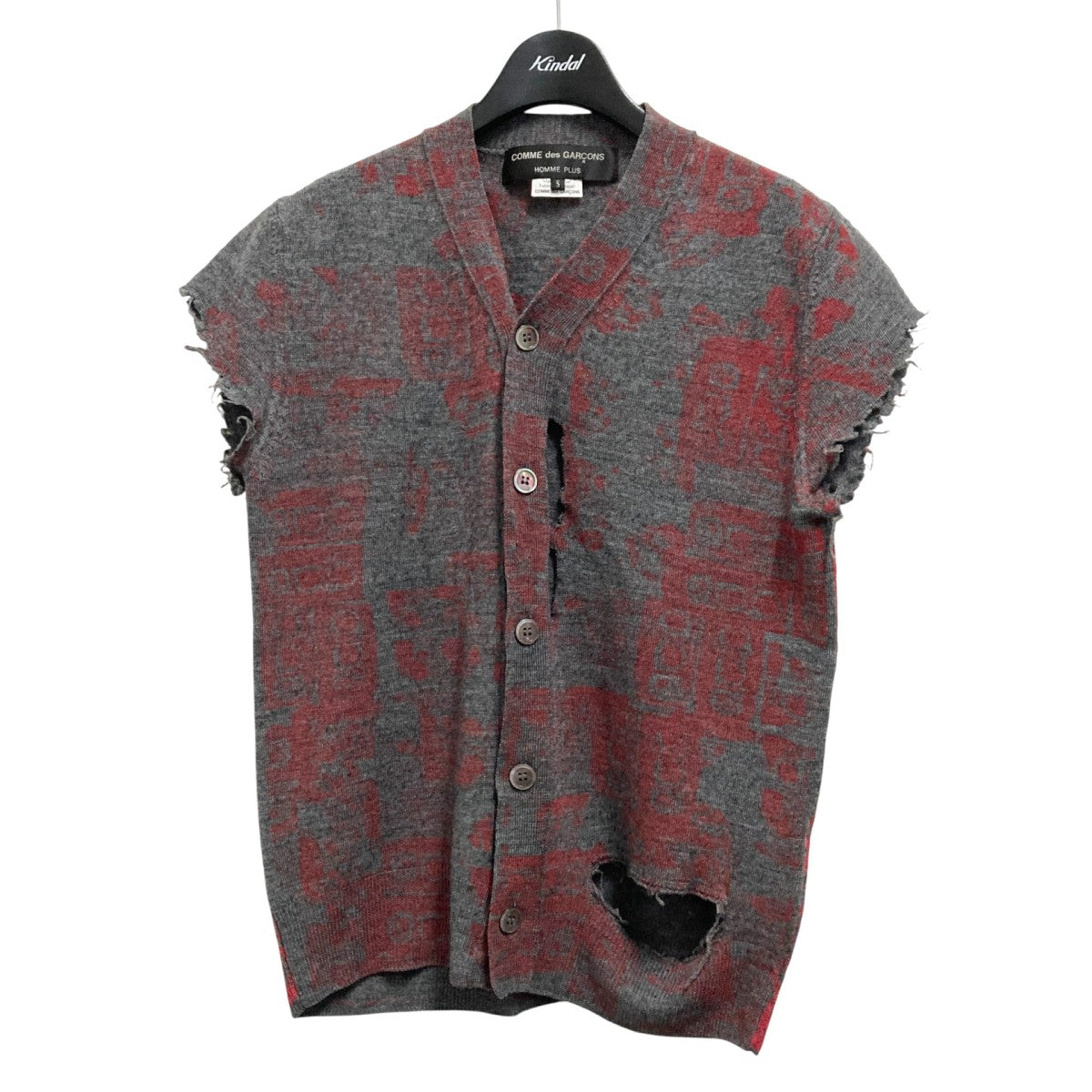 COMME des GARÇONS HOMME 田中オム 長袖 ポロシャツ M 95aw コムデギャルソンオム COMME des GARCONS HOMME ポロシャツ