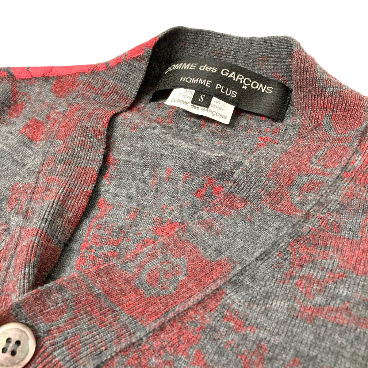 美品 コムデギャルソン オムプリュス ニットベスト COMME des GARCONS HOMME PLUS(コムデギャルソンオムプリュス) ニット