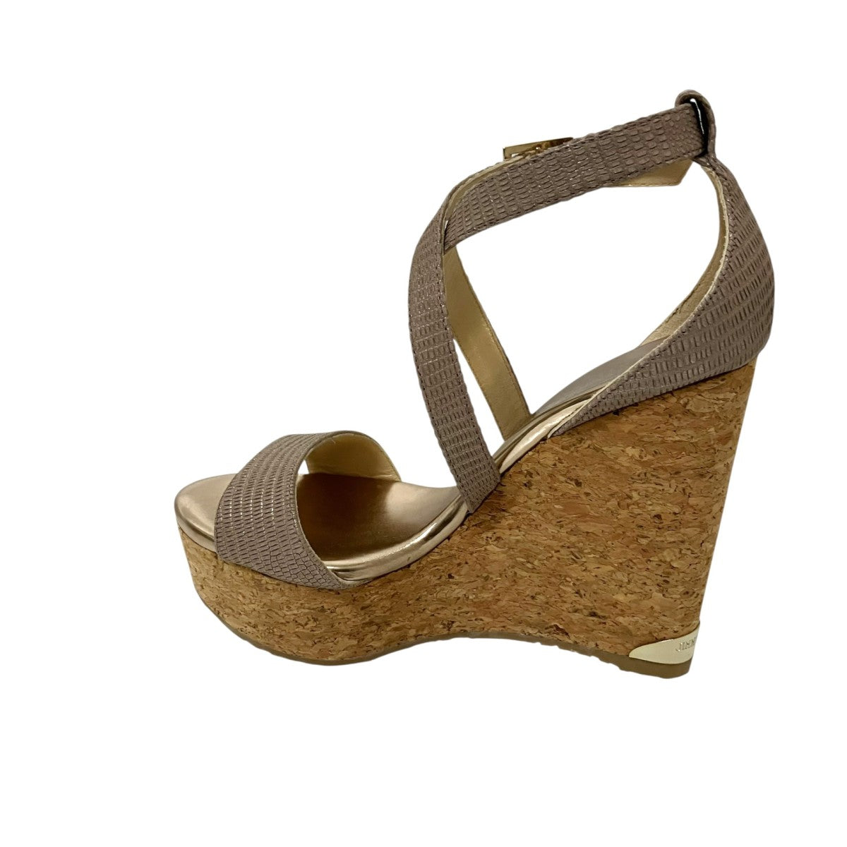 JIMMY CHOO ウェッジソールサンダルPORTIA120 古着・中古-4枚目のアイテム画像