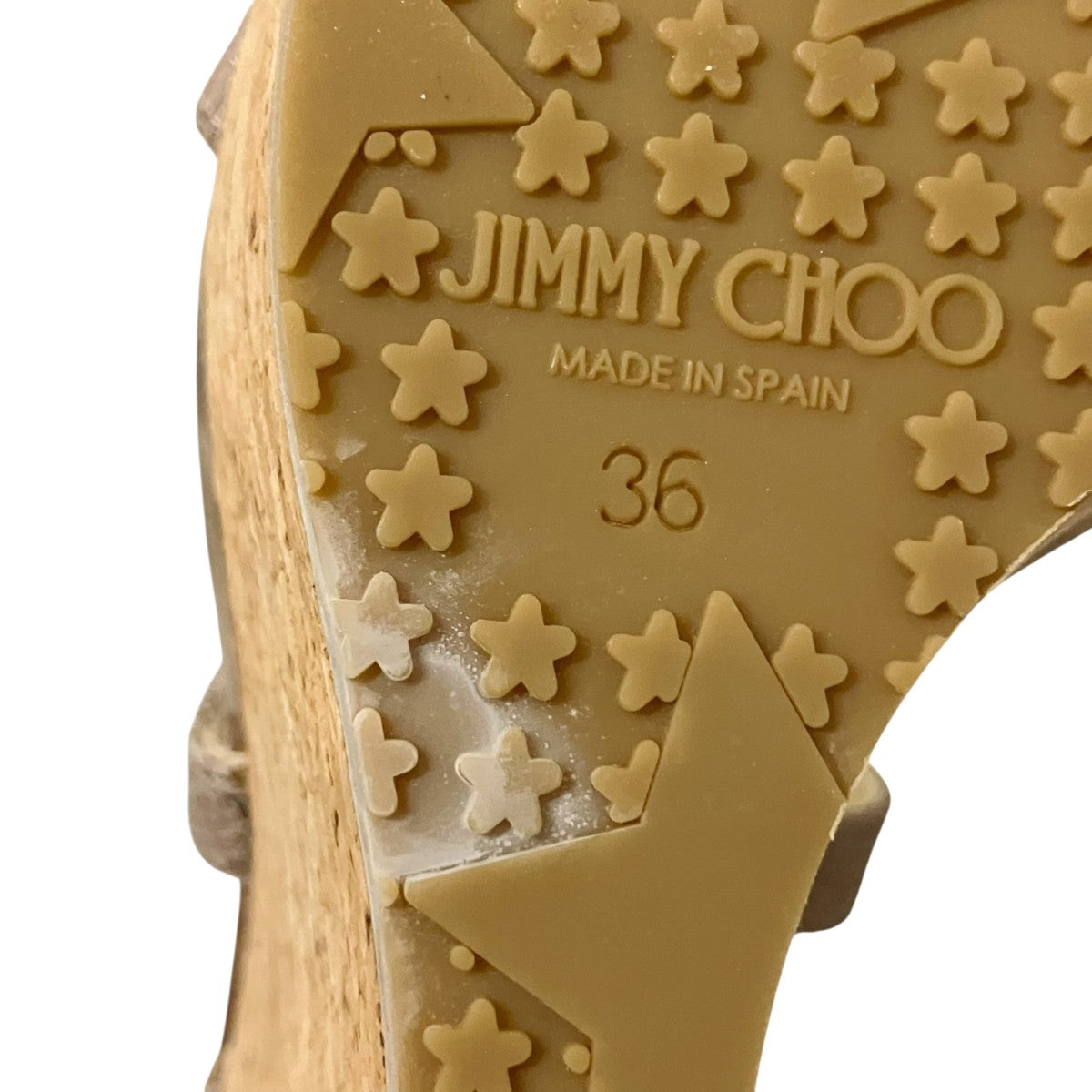 JIMMY CHOO ウェッジソールサンダルPORTIA120 古着・中古-7枚目のアイテム画像