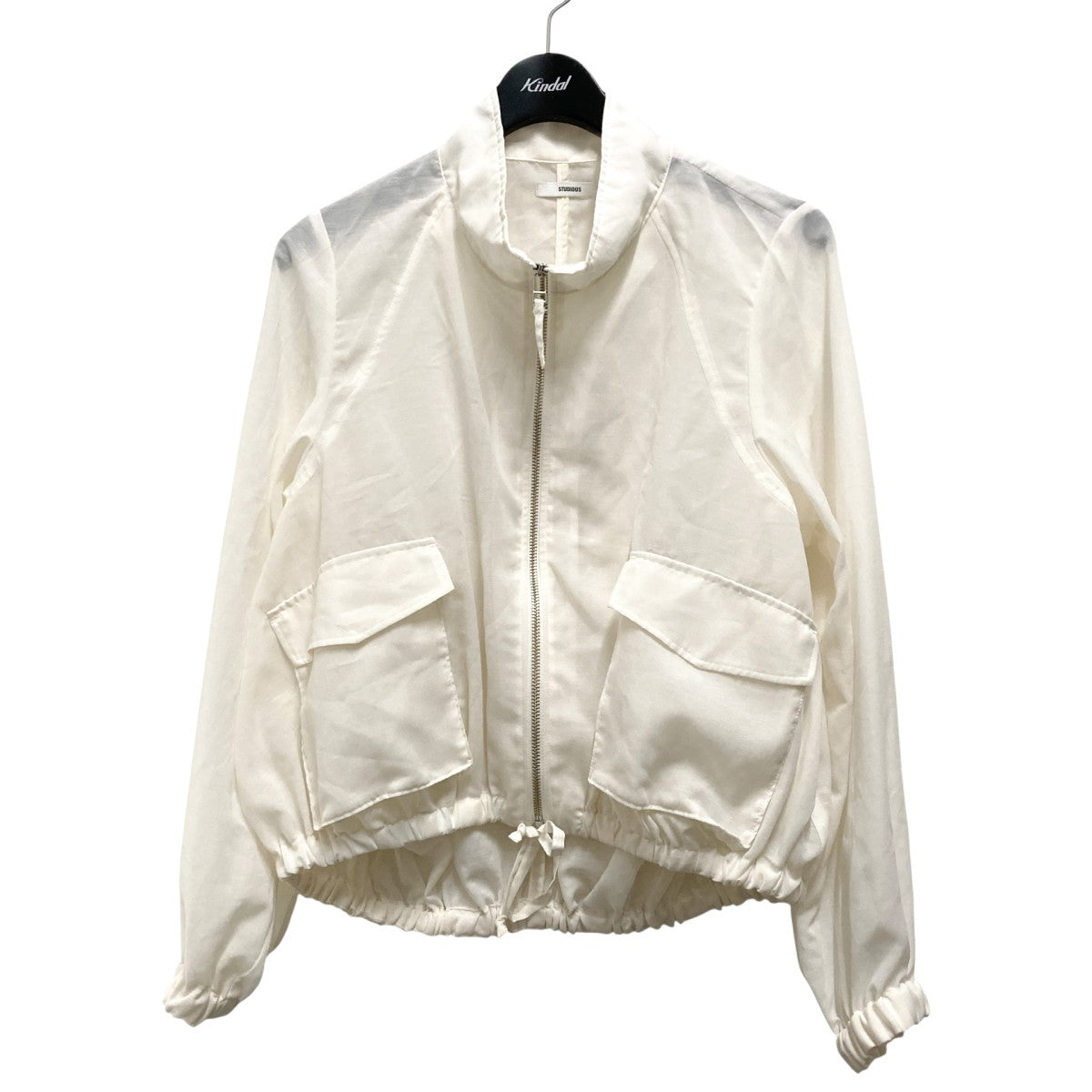 SHEER ZIP BLOUSONシアージャケット125350005