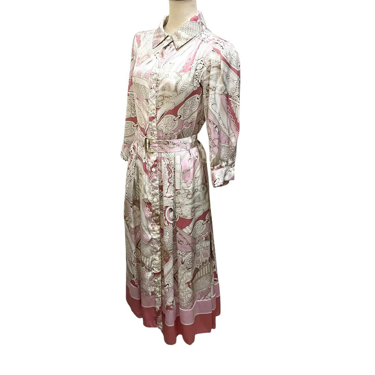 GRACE CLASS 総柄ワンピース02232 31072 00 古着・中古-3枚目のアイテム画像