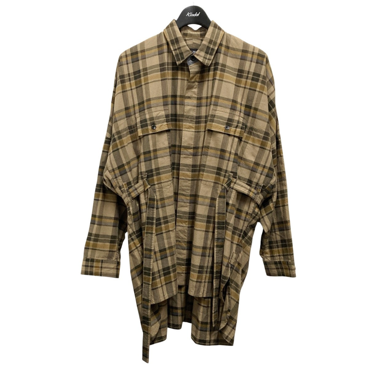 DRAPE SHIRTチェックシャツES15SH 01