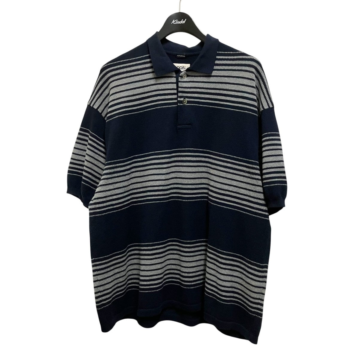 nanamica(ナナミカ) Stripe Polo Sweater半袖ポロシャツSUHS413
