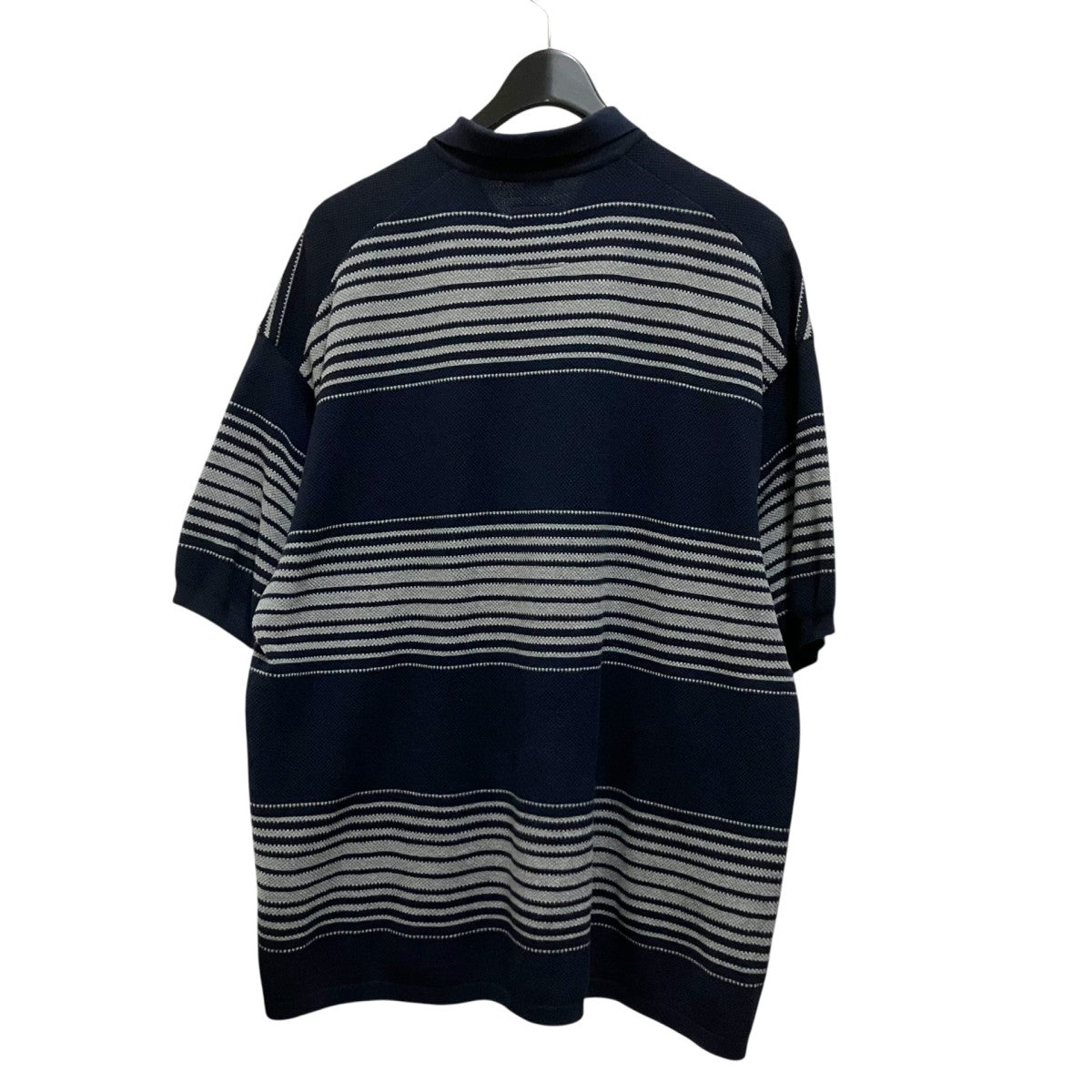 nanamica(ナナミカ) Stripe Polo Sweater半袖ポロシャツSUHS413
