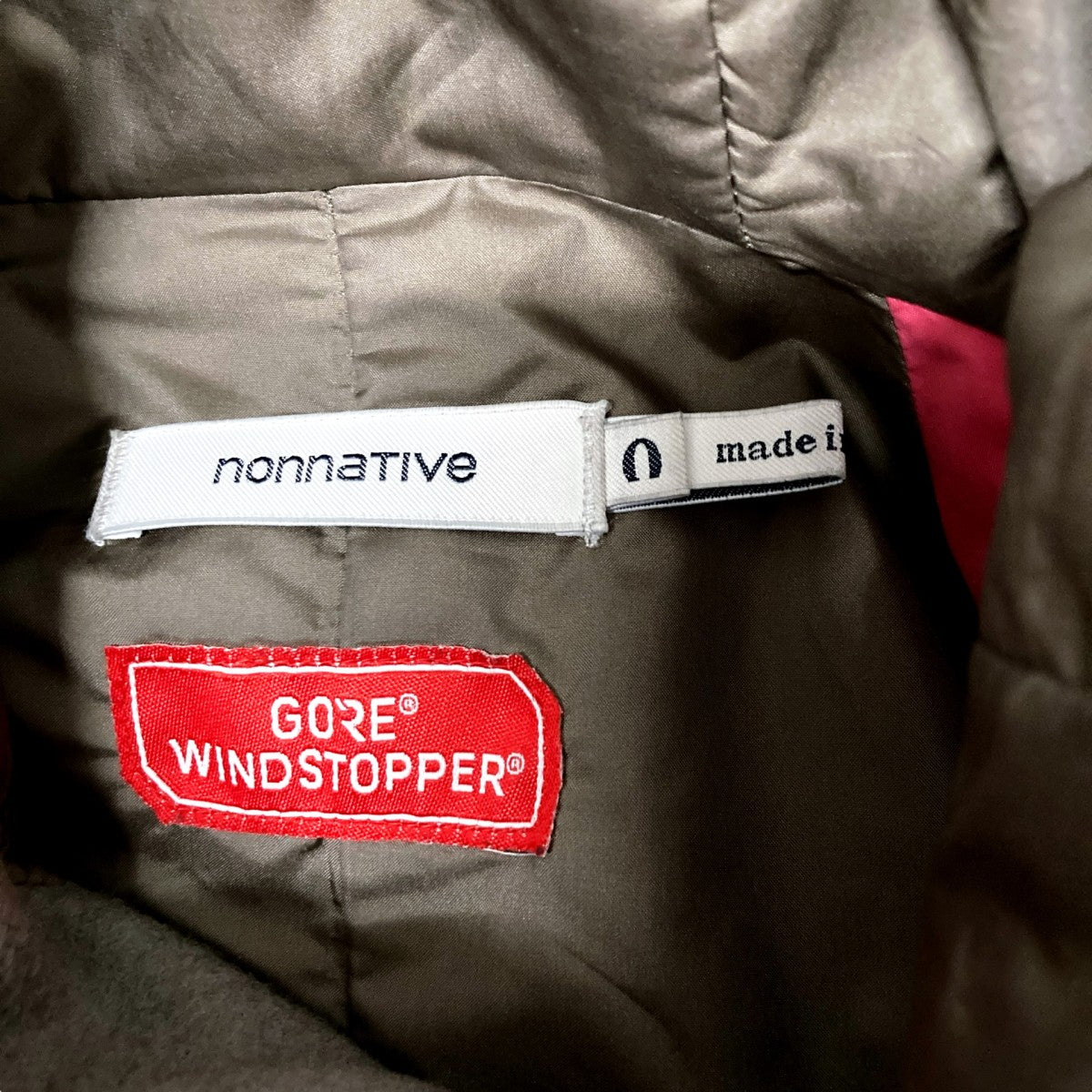 nonnative(ノンネイティブ) SAILOR HOODED COAT W／N MELTONフーデット