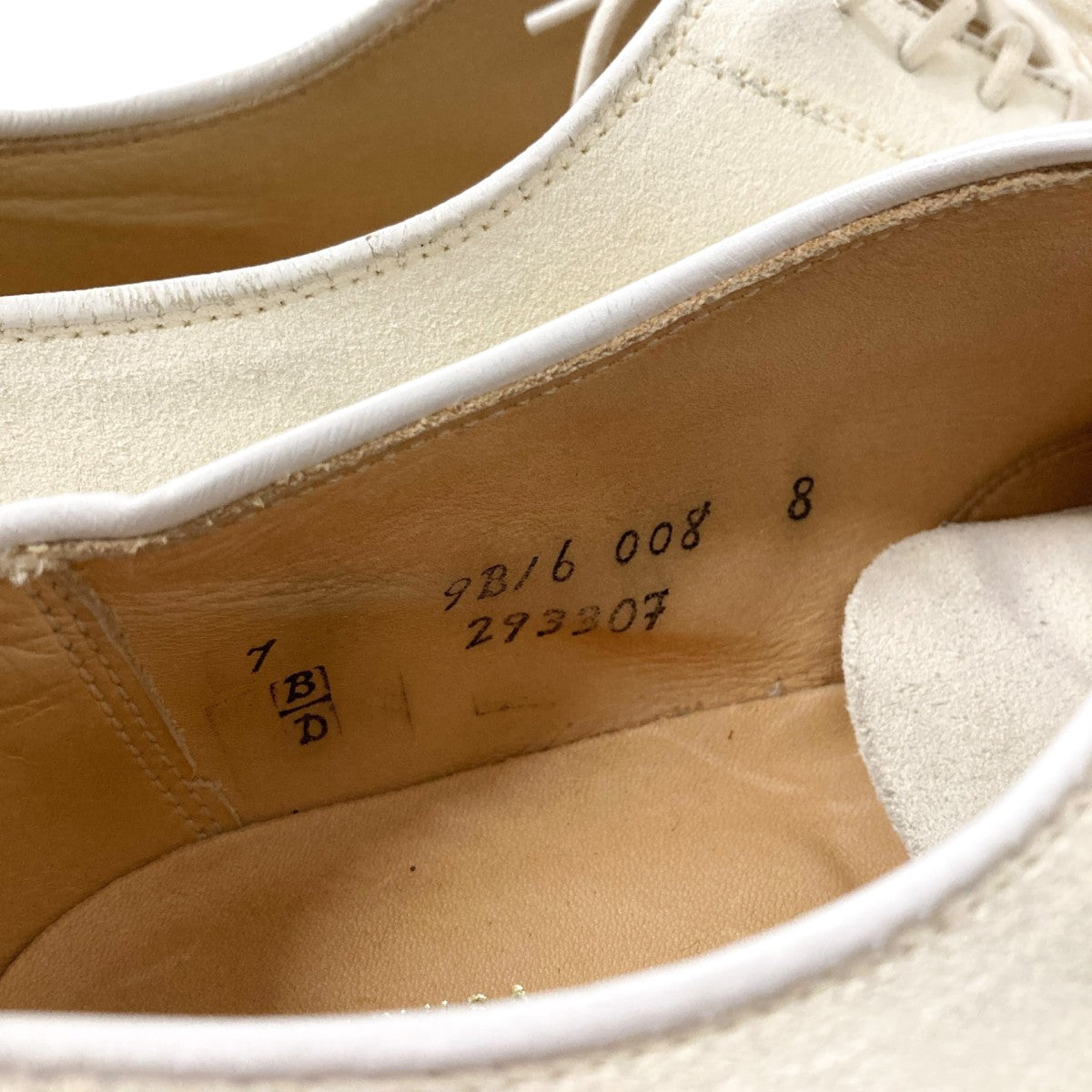 ALDEN×SHIPS レースアップシューズ293307 293307 ホワイト サイズ 8