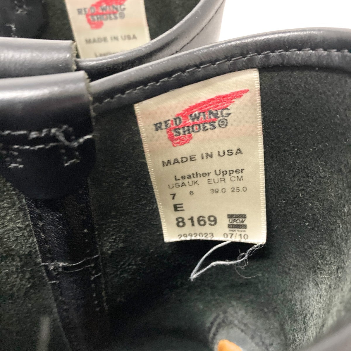 レッドウイング 8168 ペコスブーツ USA 8E 26cm 中古 RED WING(レッドウィング) ペコスブーツ8169 8169 ブラック