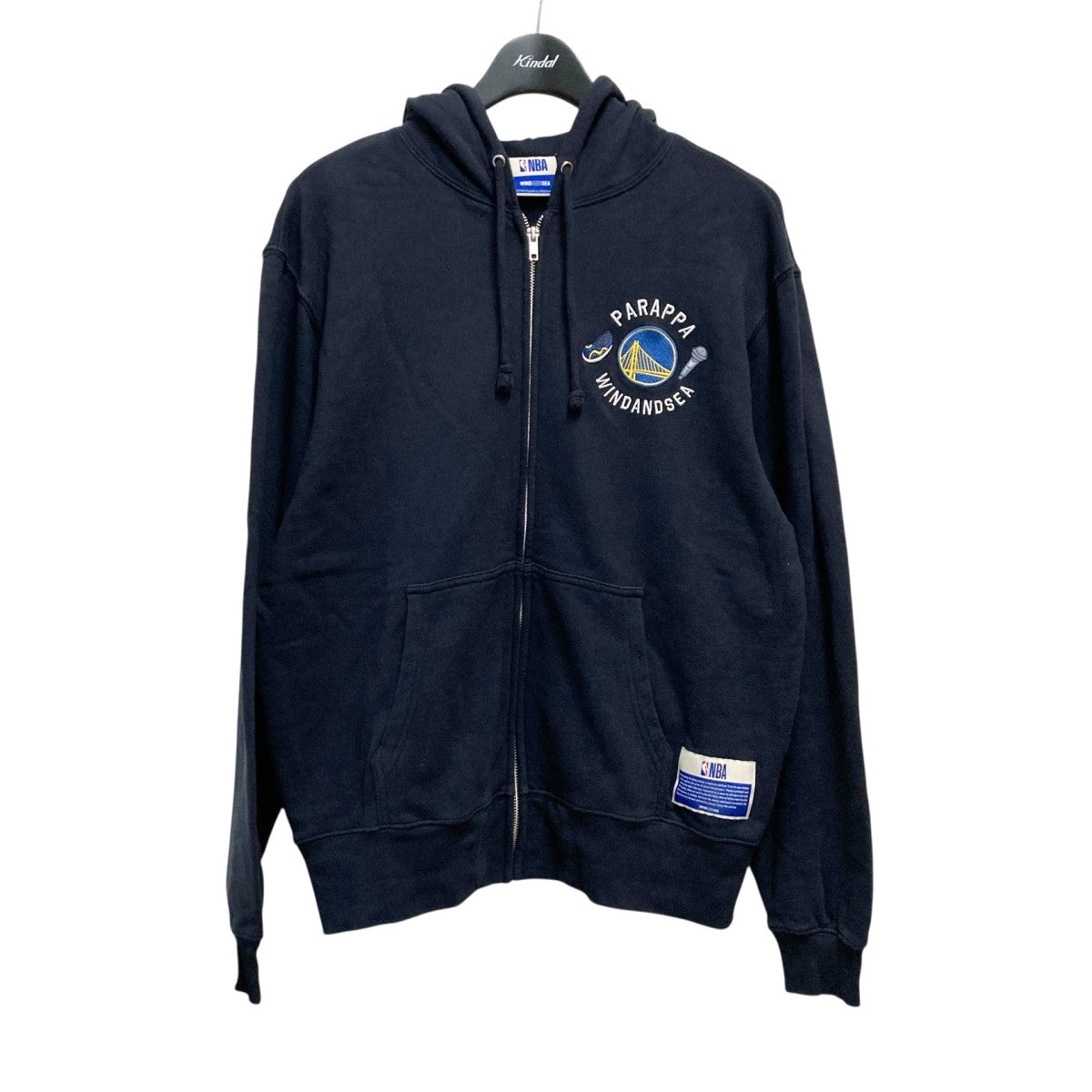 WIND AND SEA×PARAPPA WARRIORS ZIP-UP HOODIEジップパーカーWDS C NPW 26 Q1 CS 02 古着・中古-1枚目のアイテム画像